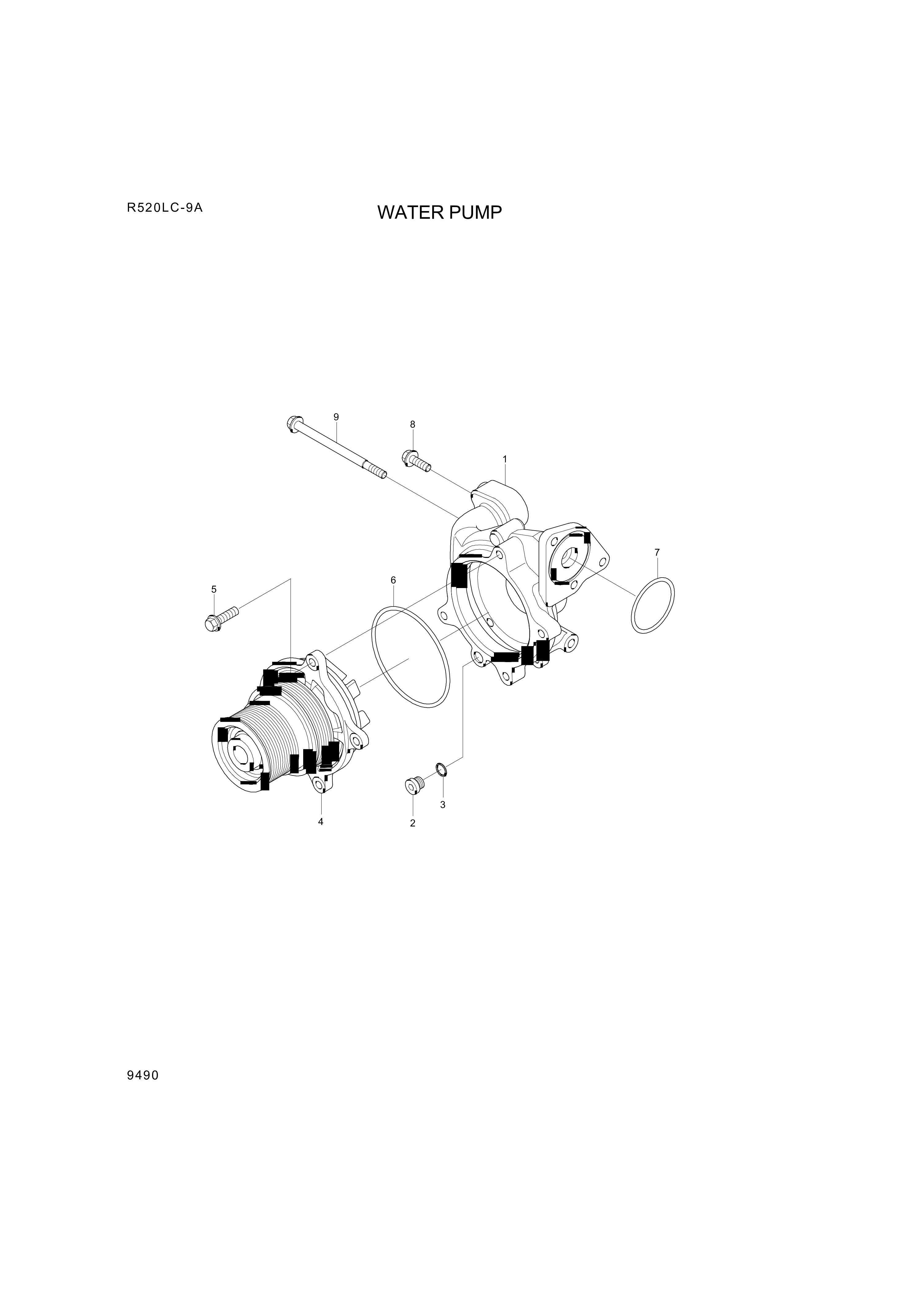 drawing for Hyundai Construction Equipment YUBP-05704 - O-RING (figure 1)
