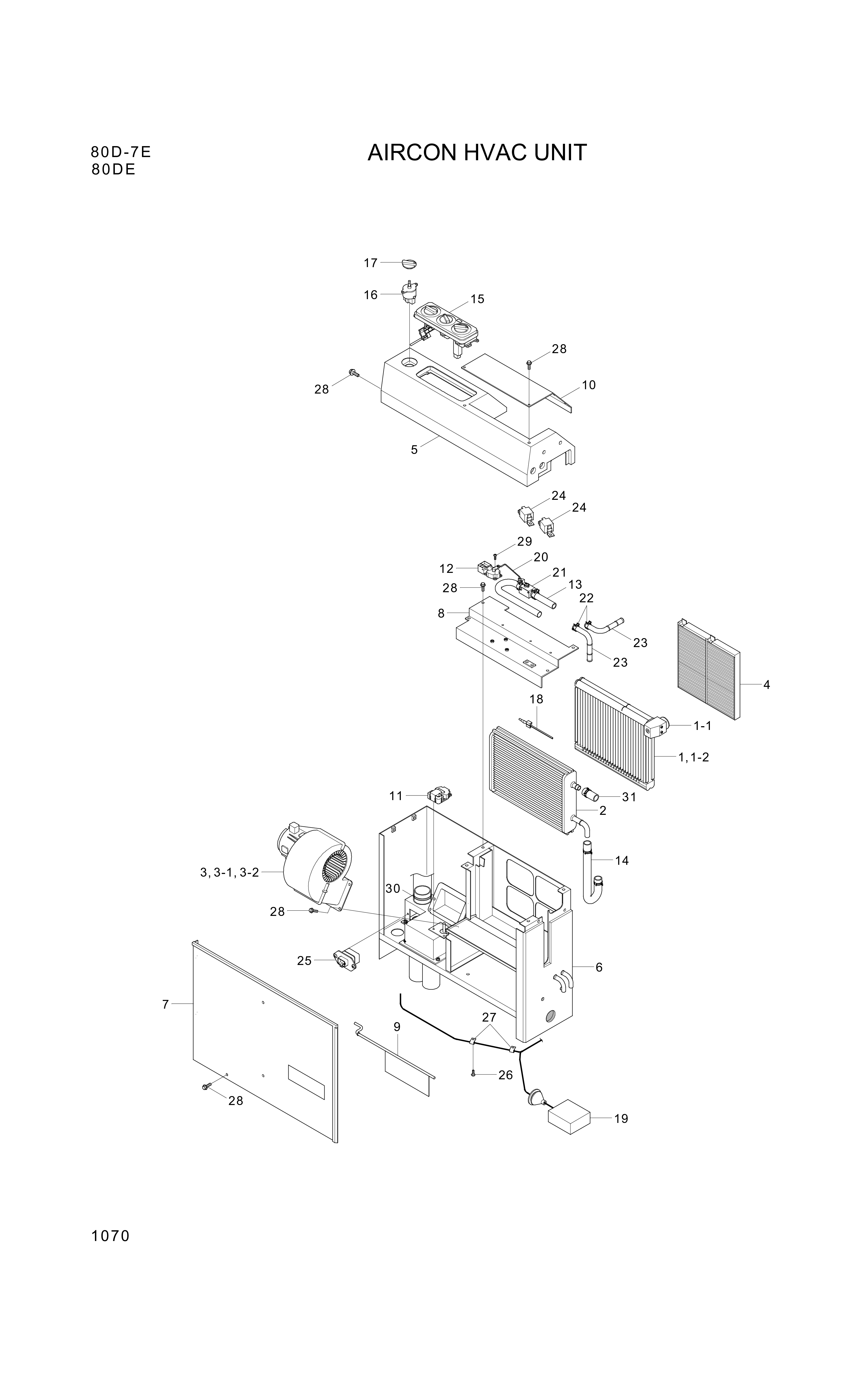 drawing for Hyundai Construction Equipment AM860006012 - RESISTOR ASSY (figure 1)