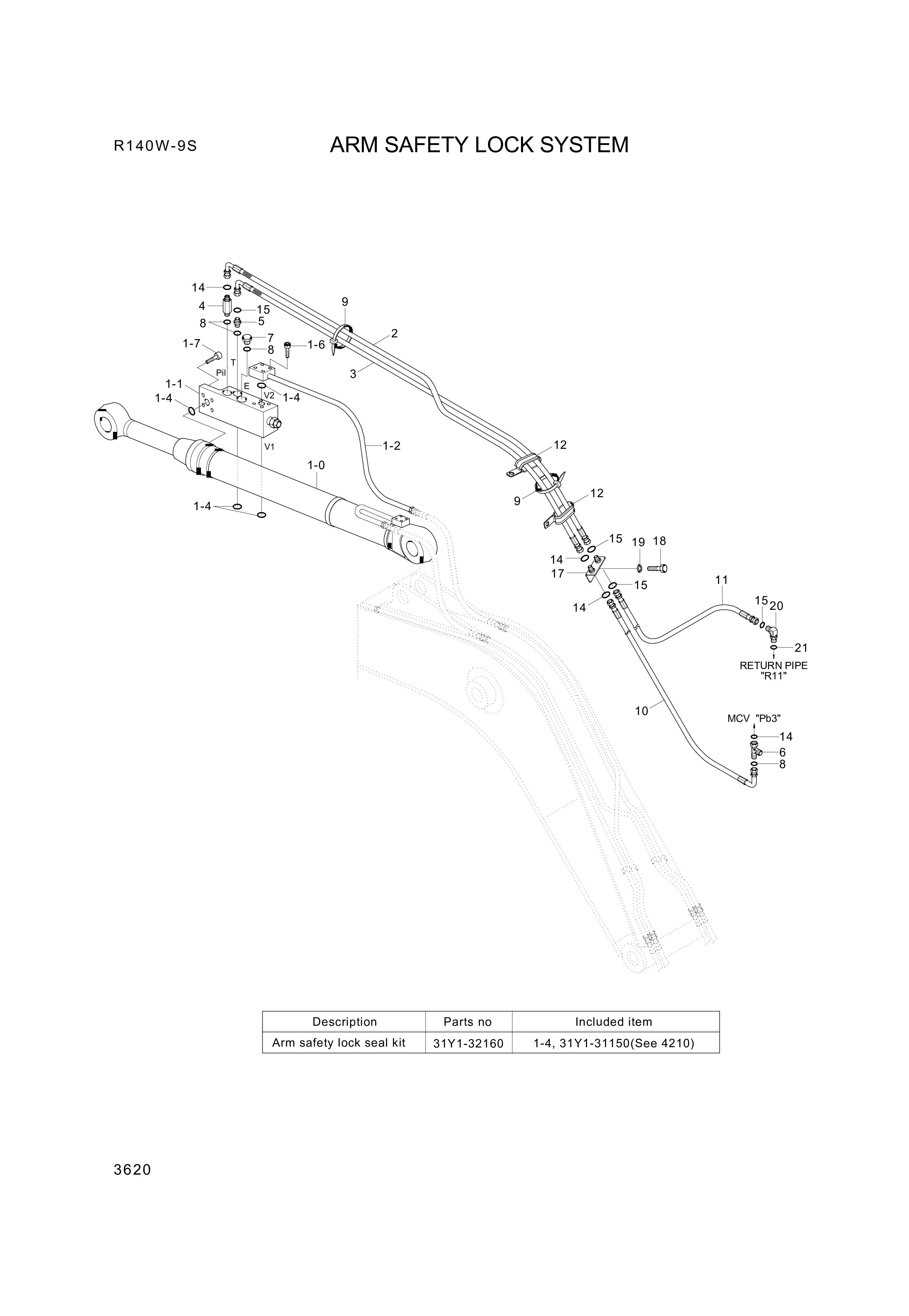 drawing for Hyundai Construction Equipment P930-062083 - HOSE ASSY-ORFS&THD (figure 4)