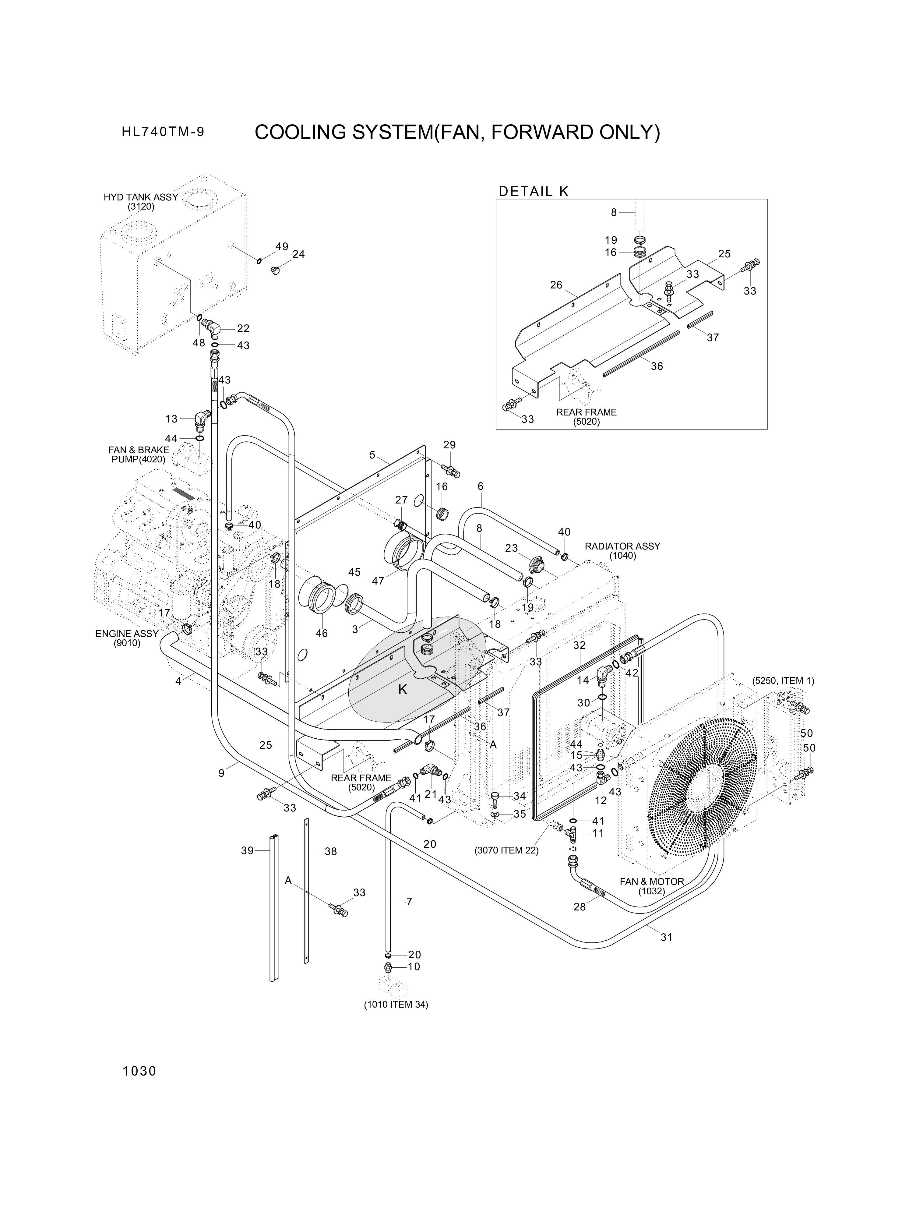 drawing for Hyundai Construction Equipment P933-122022 - HOSE ASSY-ORFS&THD (figure 2)