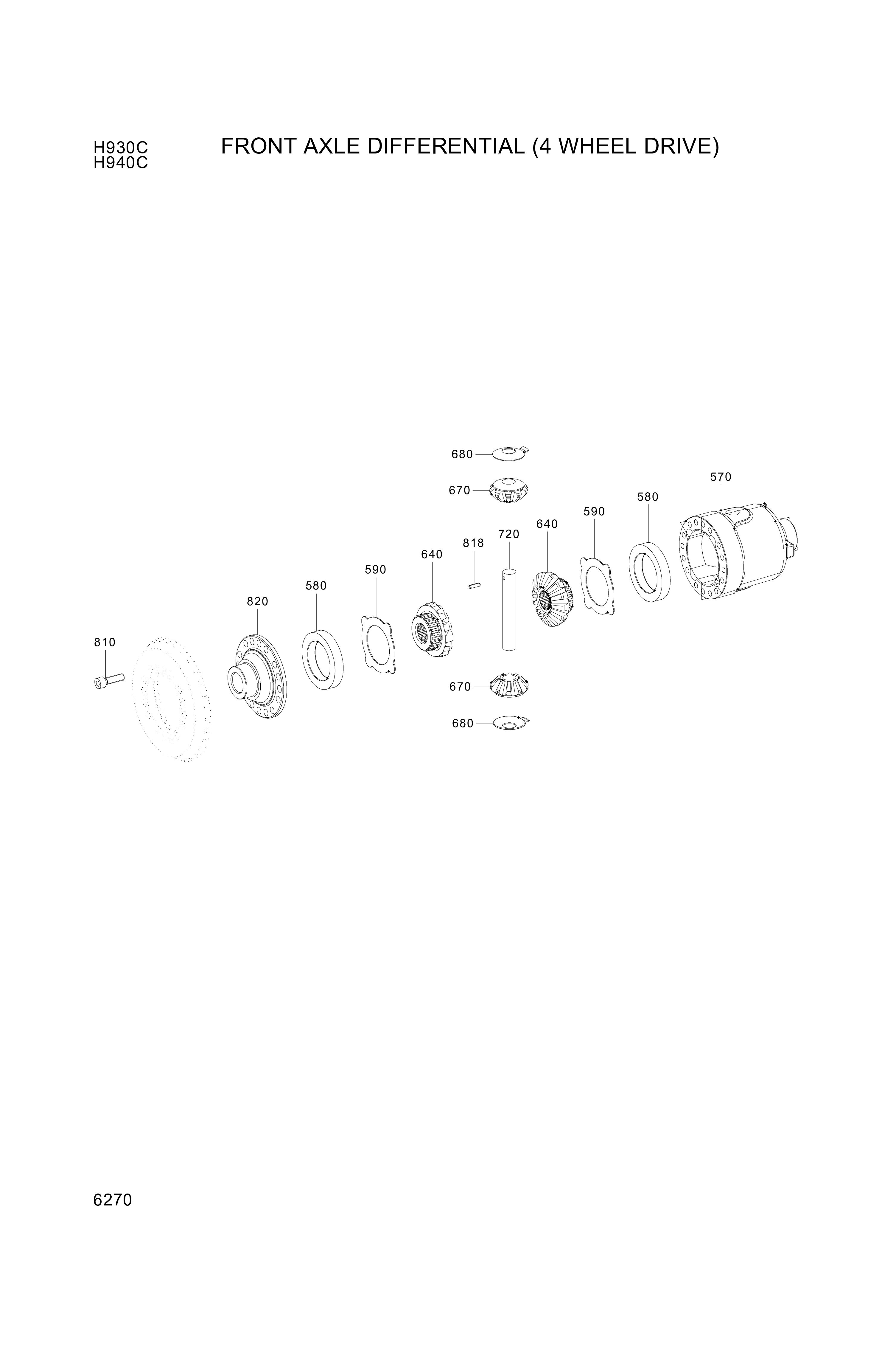 drawing for Hyundai Construction Equipment ZGAQ-03874 - GEAR-BEVEL (figure 5)