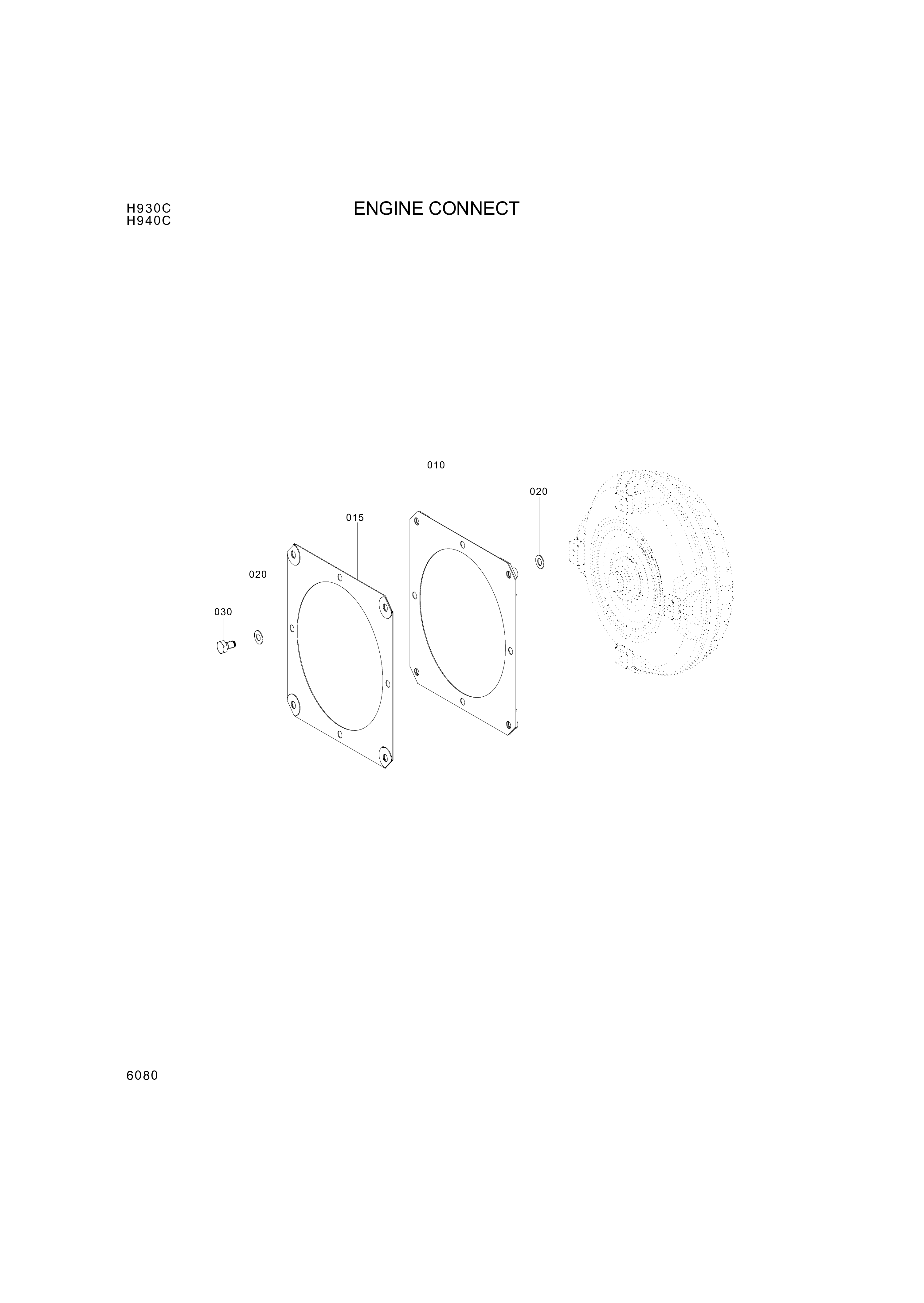 drawing for Hyundai Construction Equipment ZGAQ-02996 - SCREW-HEX (figure 3)