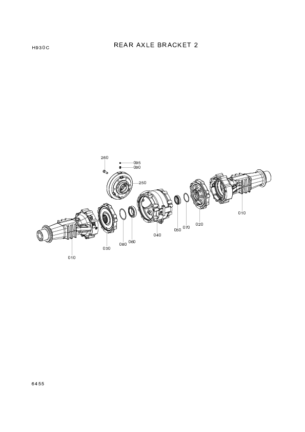 drawing for Hyundai Construction Equipment ZGAQ-03469 - HOUSING-AXLE (figure 3)