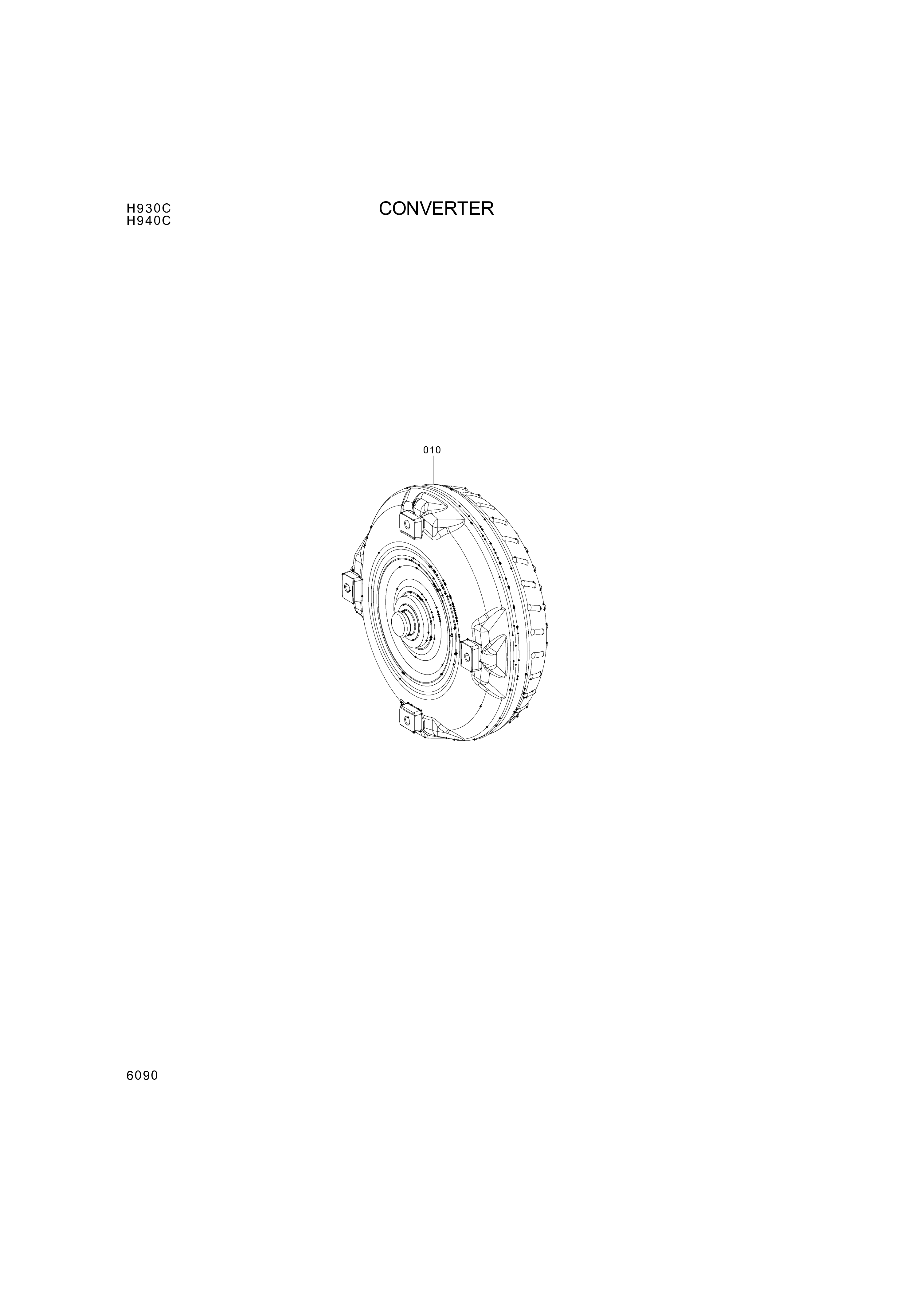 drawing for Hyundai Construction Equipment ZGAQ-02997 - CONVERTER (figure 3)