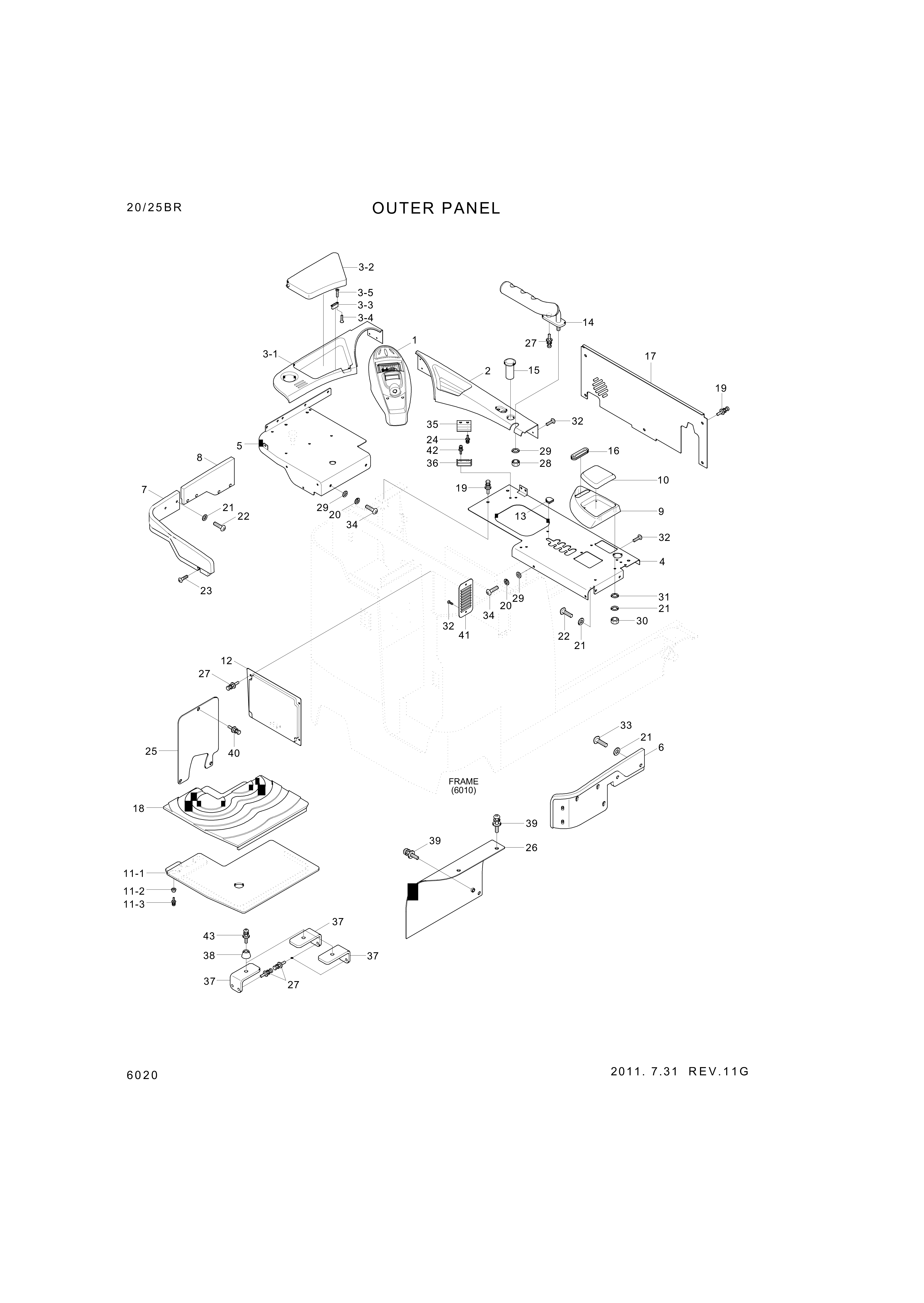 drawing for Hyundai Construction Equipment S141-030102 - BOLT-FLAT (figure 3)