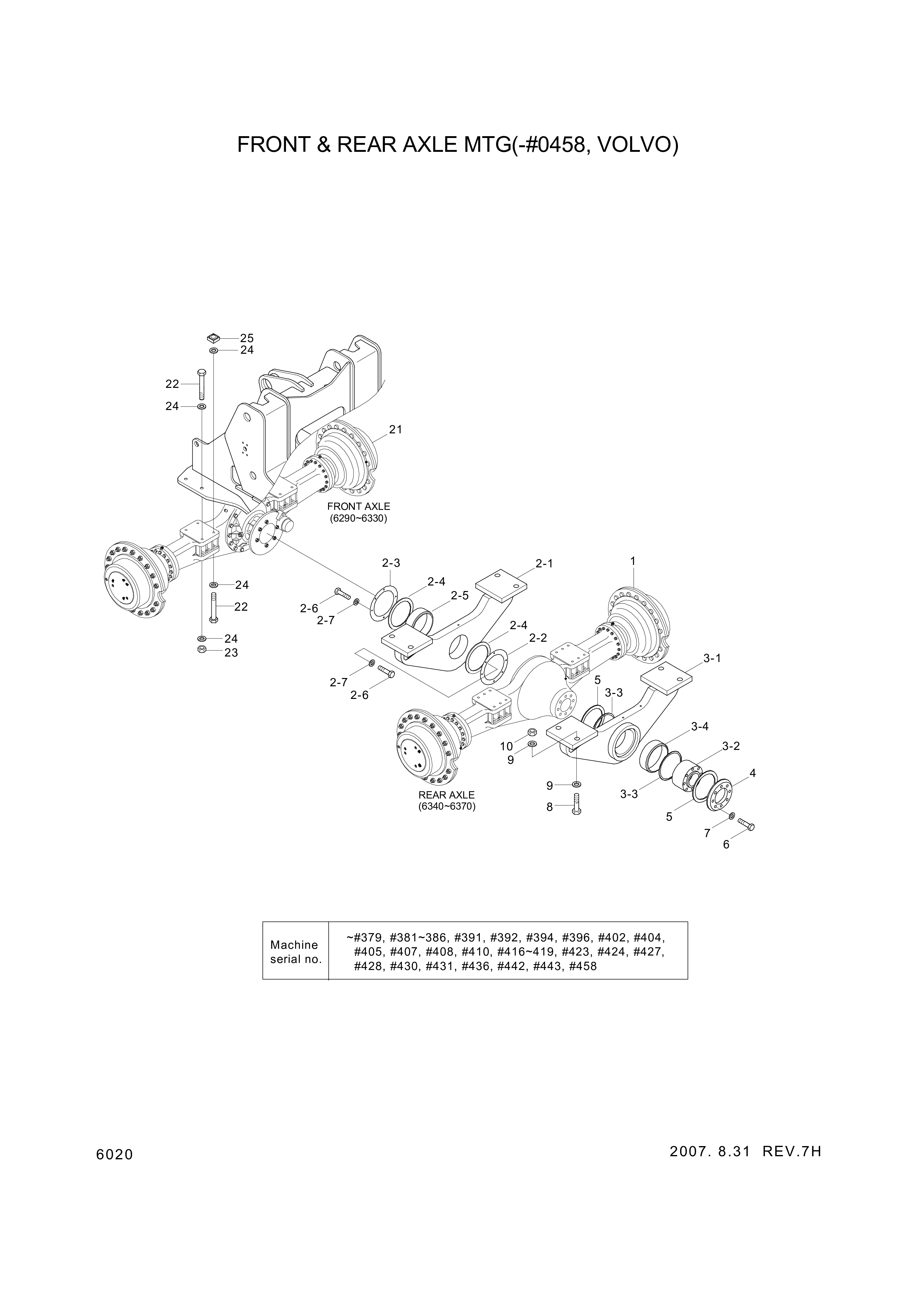 drawing for Hyundai Construction Equipment 81LC-20030 - SUPPORT ASSY-FRONT (figure 2)