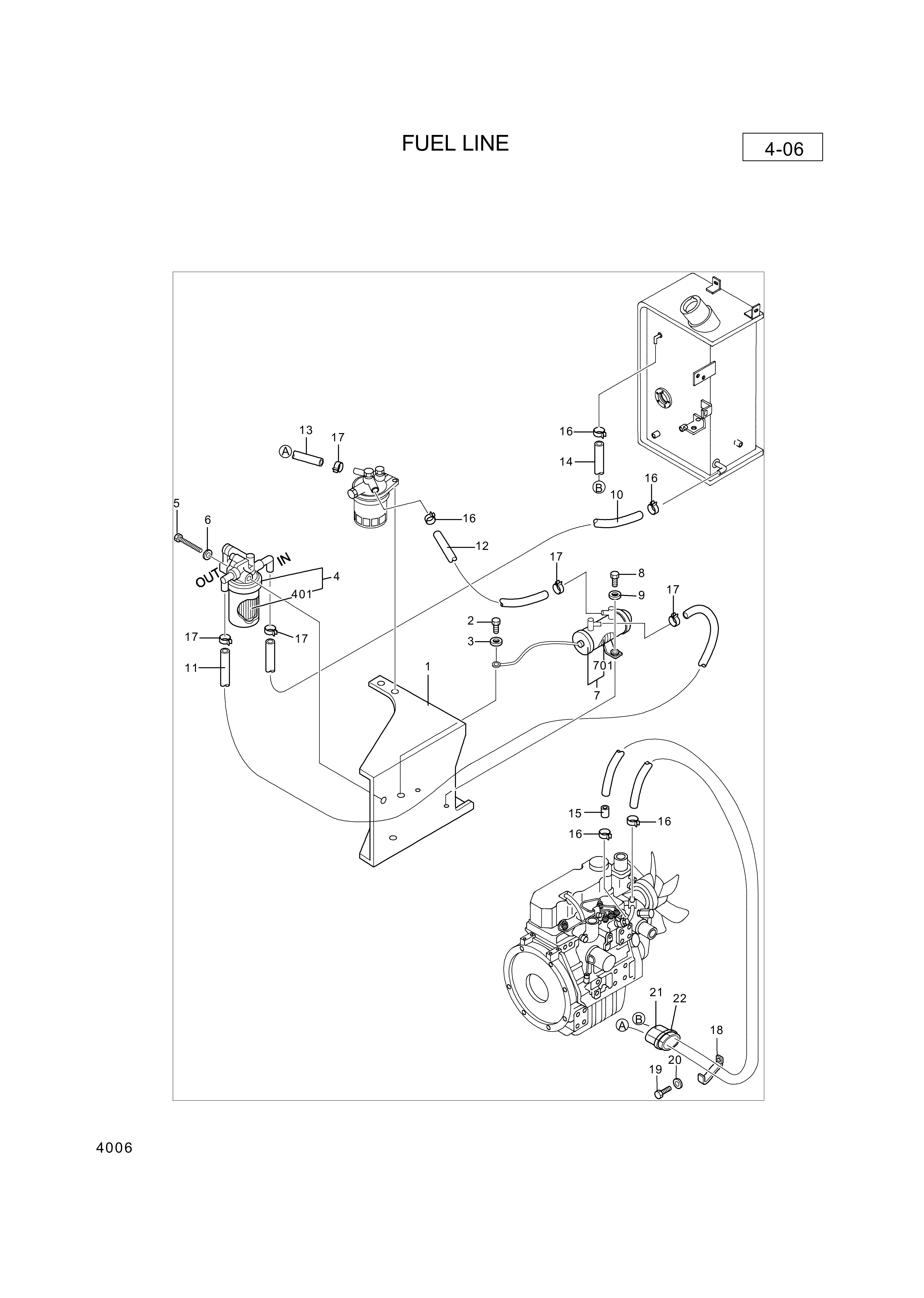 drawing for Hyundai Construction Equipment S042-00017 - PUMP-FUEL (figure 3)