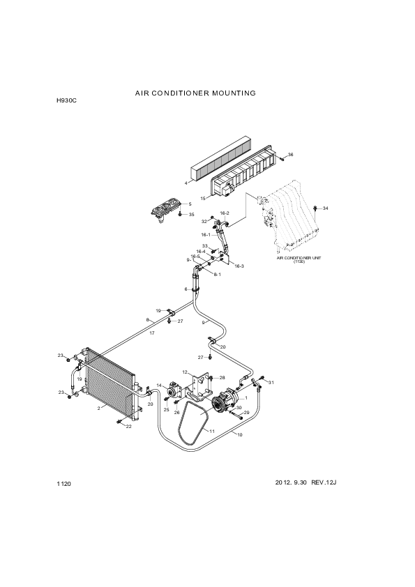 drawing for Hyundai Construction Equipment S281-081006 - NUT-FLANGE (figure 5)