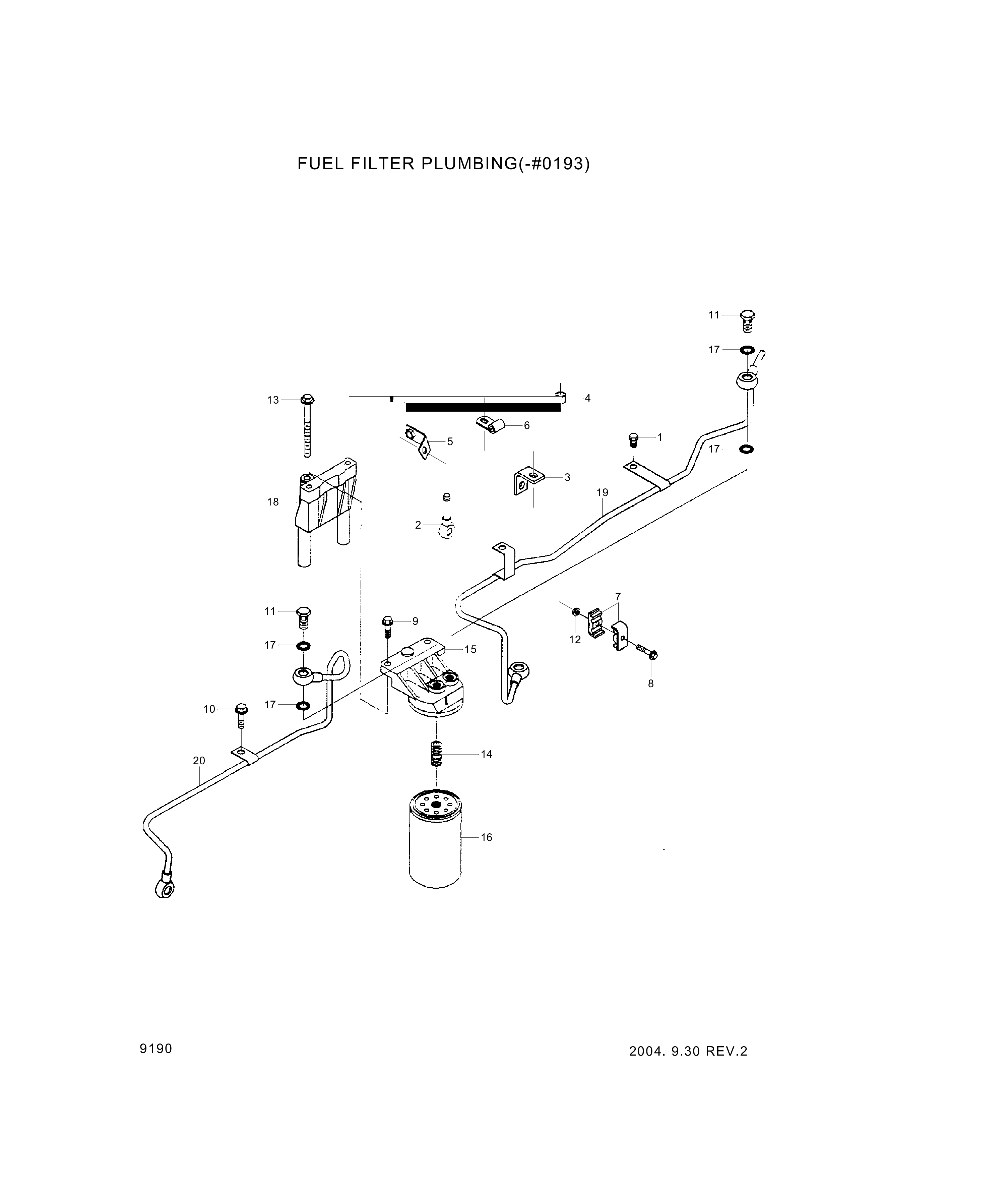 drawing for Hyundai Construction Equipment YUBP-06660 - SPACER-MOUNT (figure 3)