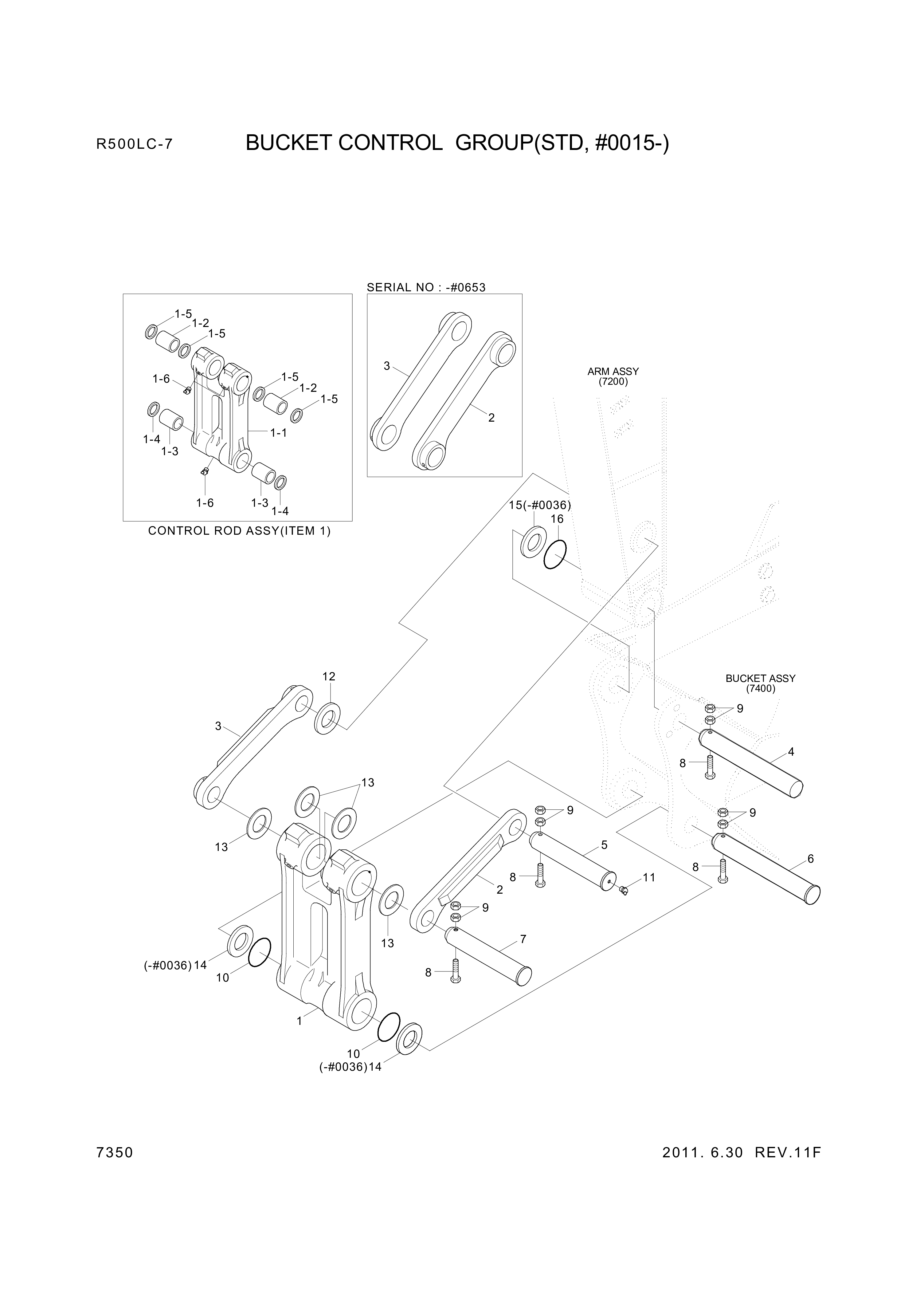 drawing for Hyundai Construction Equipment 61EN-13400 - BUSHING-PIN (figure 4)