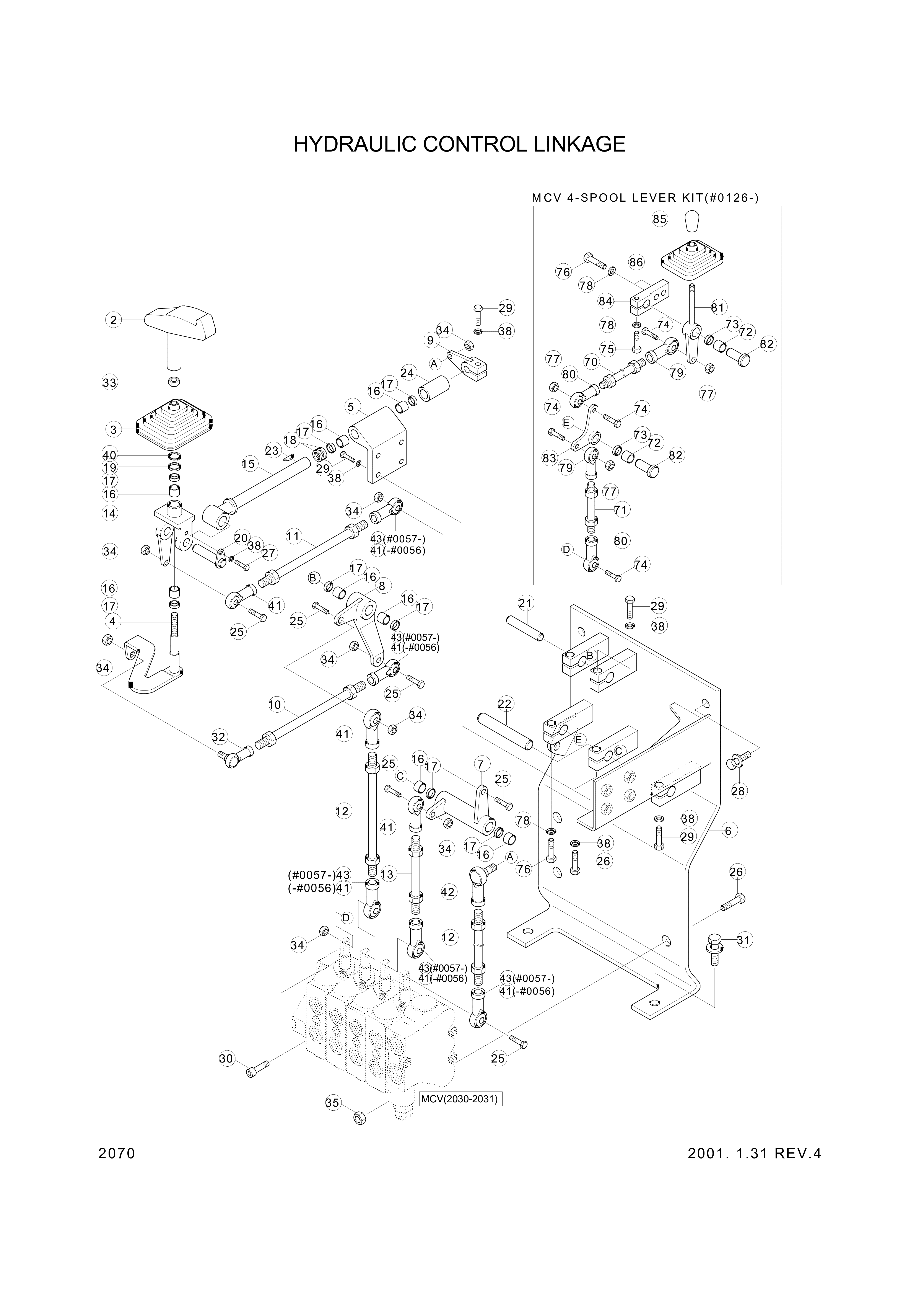 drawing for Hyundai Construction Equipment 35D1-40262 - BRACKET (figure 1)