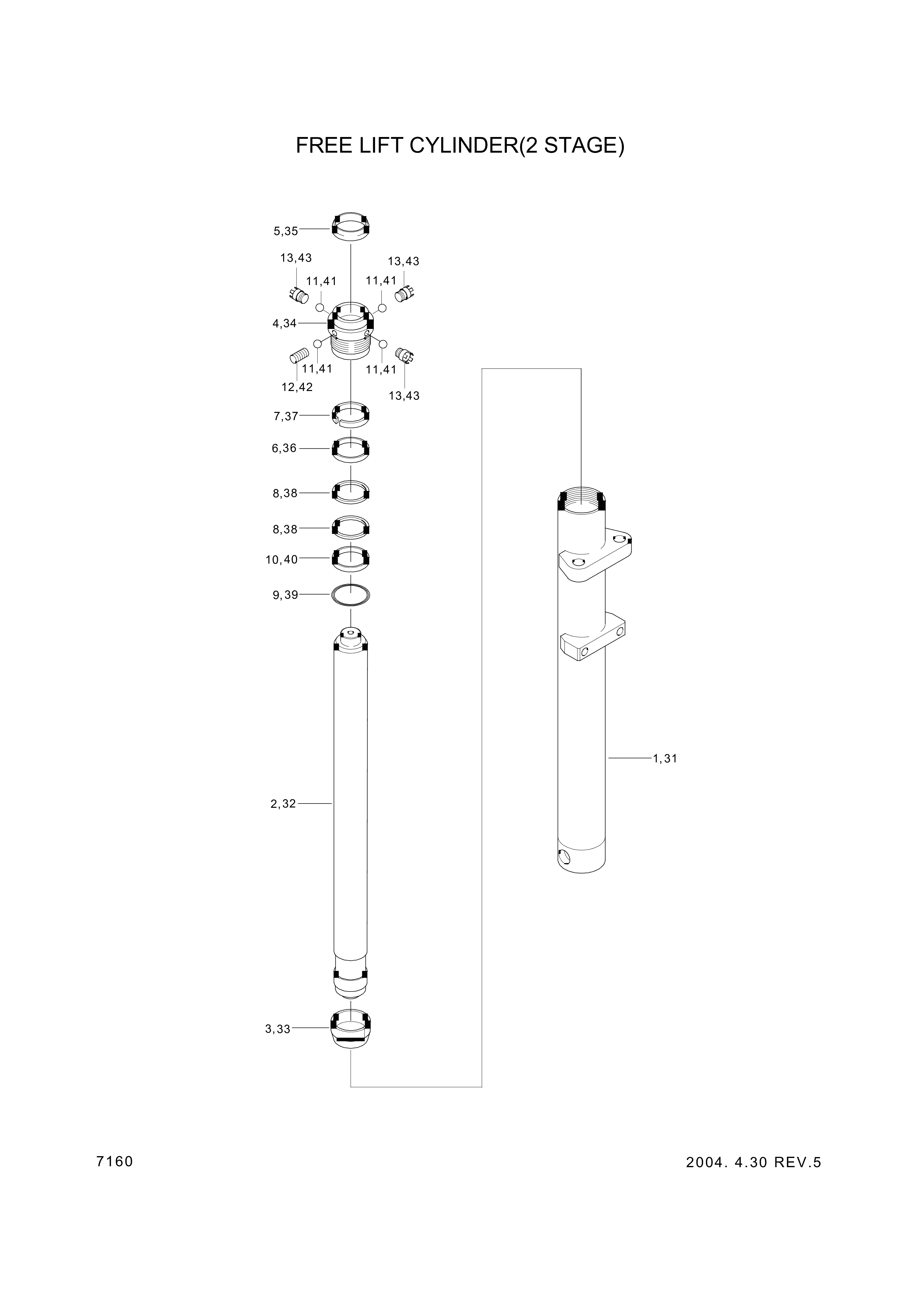 drawing for Hyundai Construction Equipment 00R514-0 - RING-SLYD (figure 5)