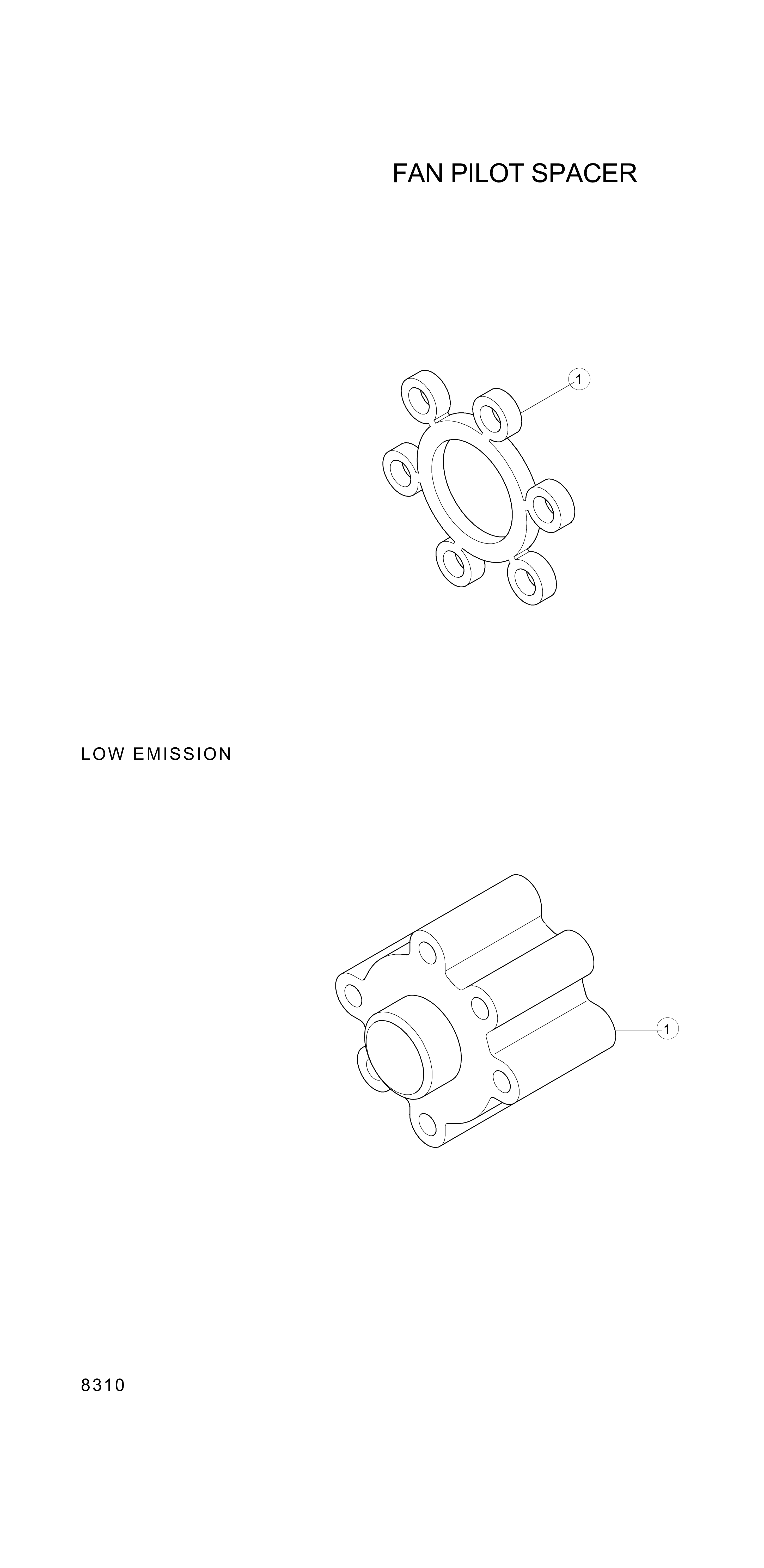 drawing for Hyundai Construction Equipment YUBP-05000 - SPACER (figure 3)