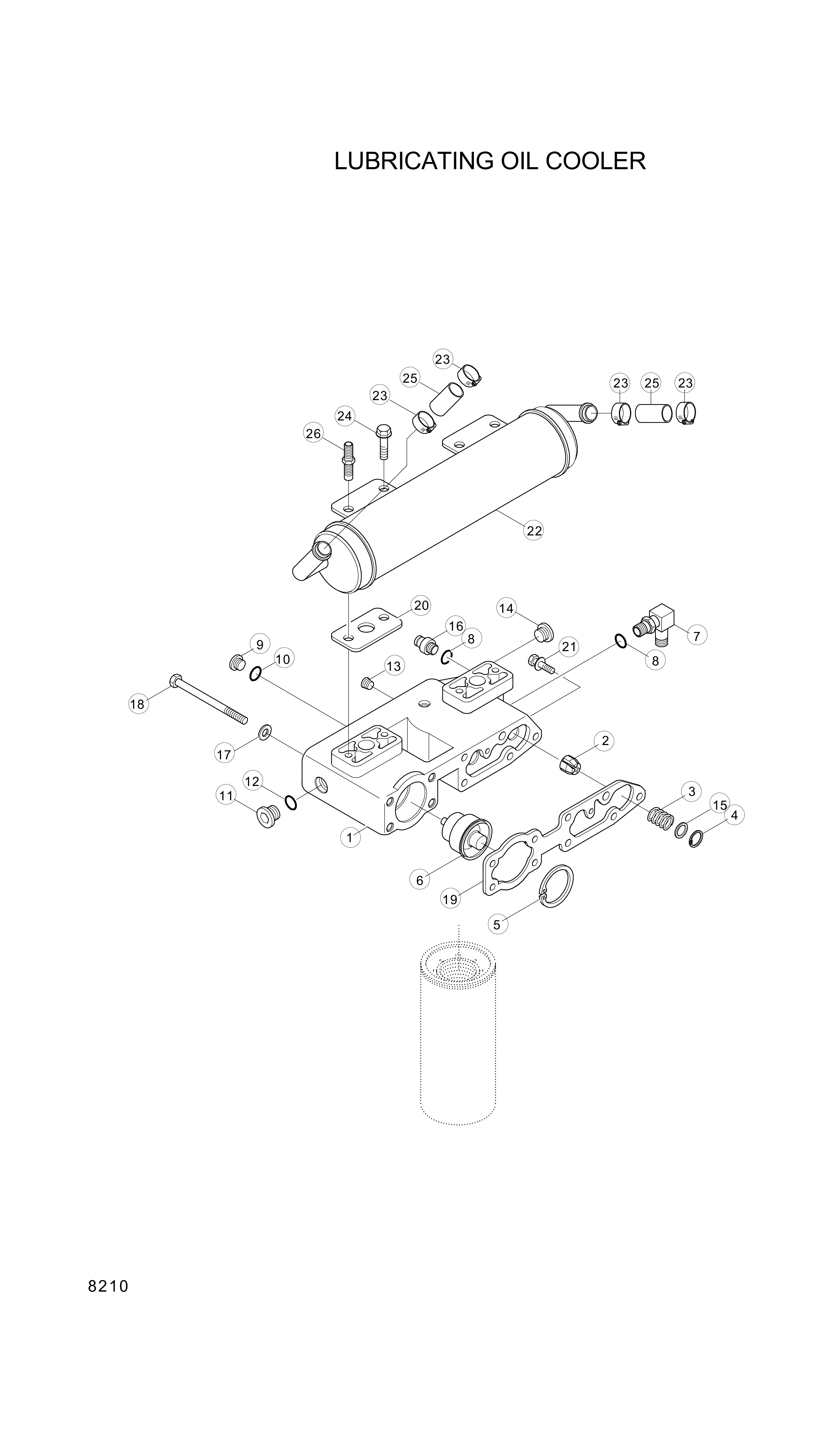 drawing for Hyundai Construction Equipment YUBP-06483 - HOSE-PLAIN (figure 3)