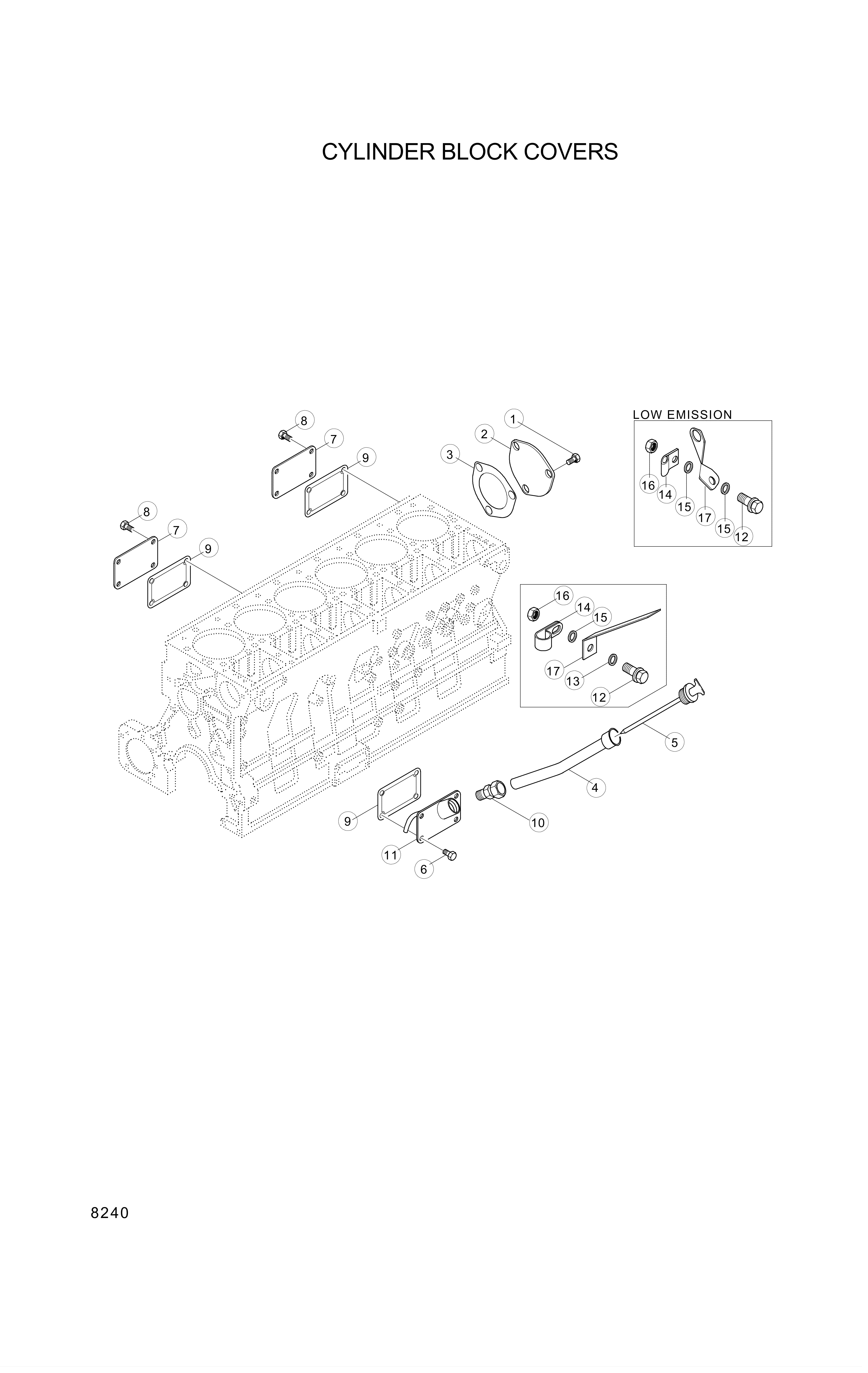 drawing for Hyundai Construction Equipment YUBP-04996 - PIPE-OIL (figure 3)