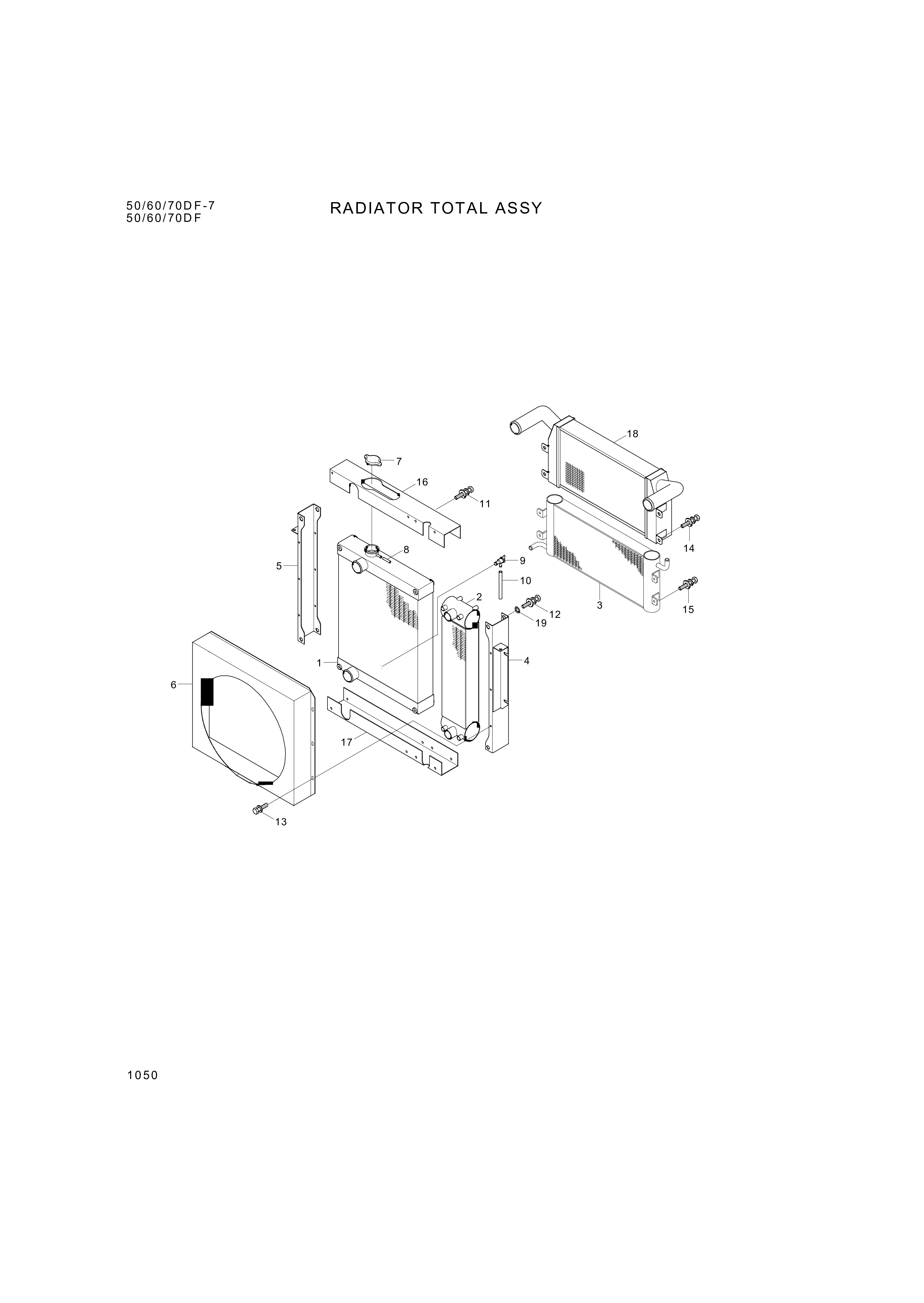 drawing for Hyundai Construction Equipment PA06A09 - CAP-RAD (figure 1)