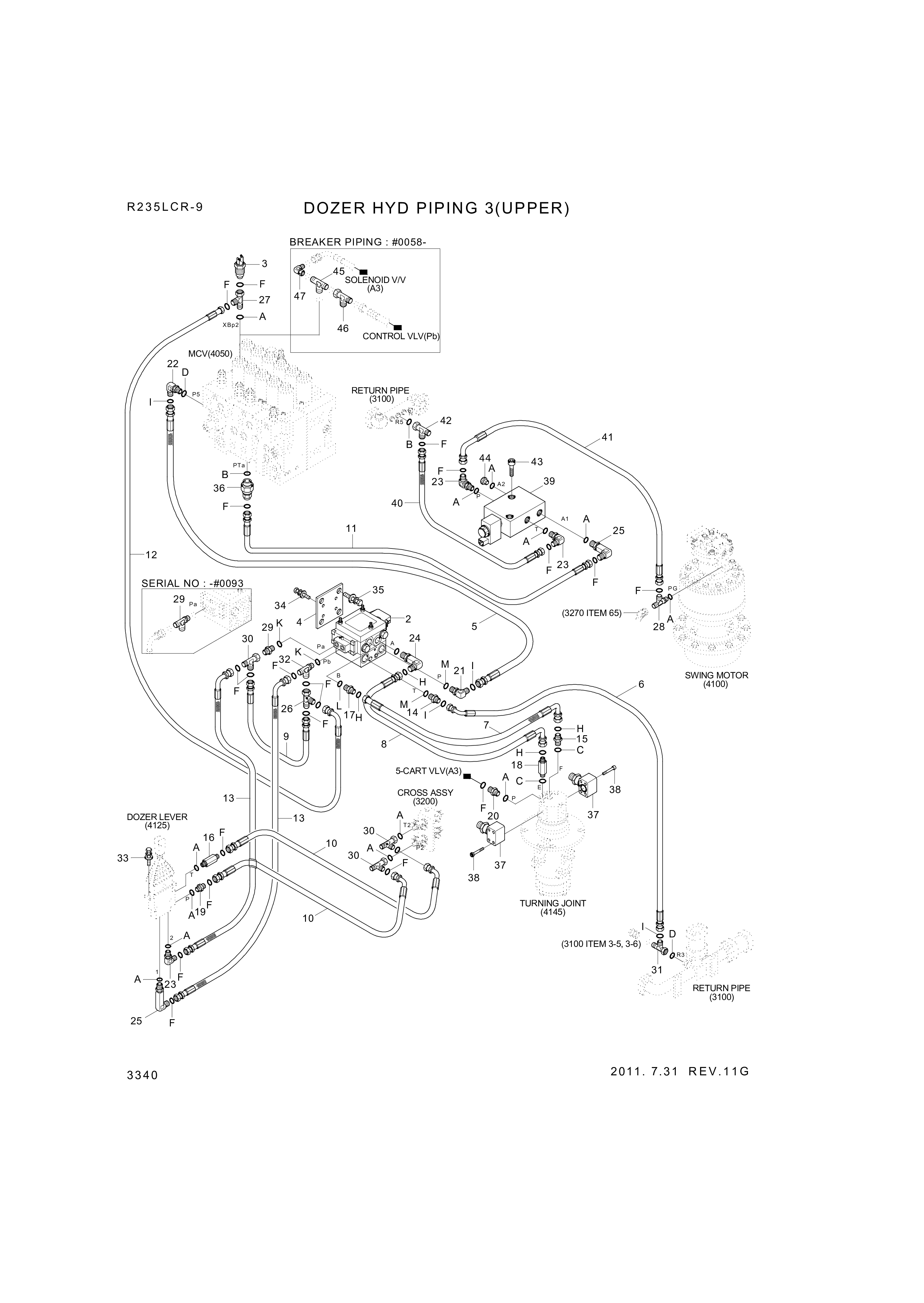 drawing for Hyundai Construction Equipment P930-086012 - HOSE ASSY-ORFS&THD (figure 1)