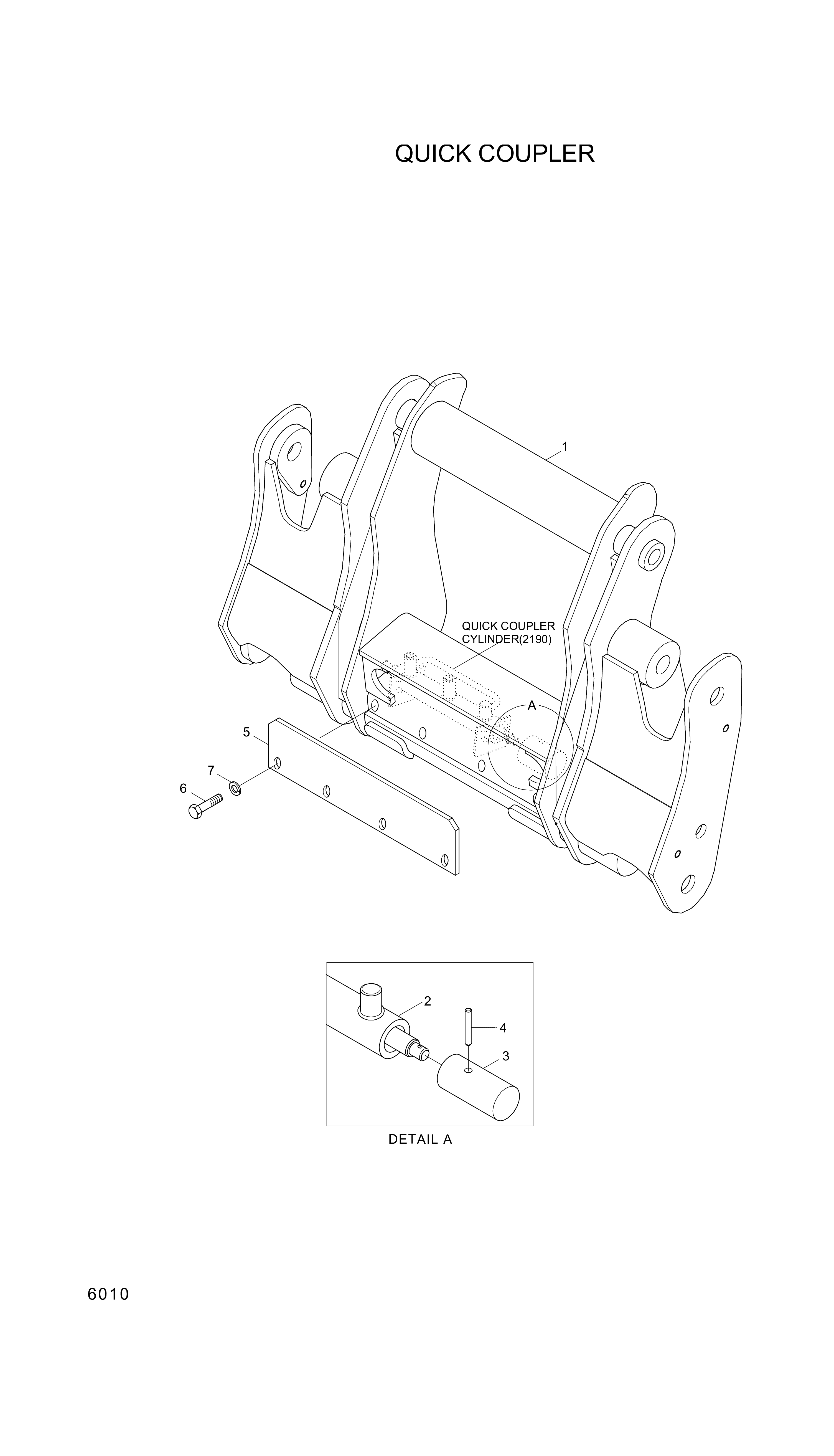 drawing for Hyundai Construction Equipment 61L8-90020 - QUICKCOUPLER (figure 3)