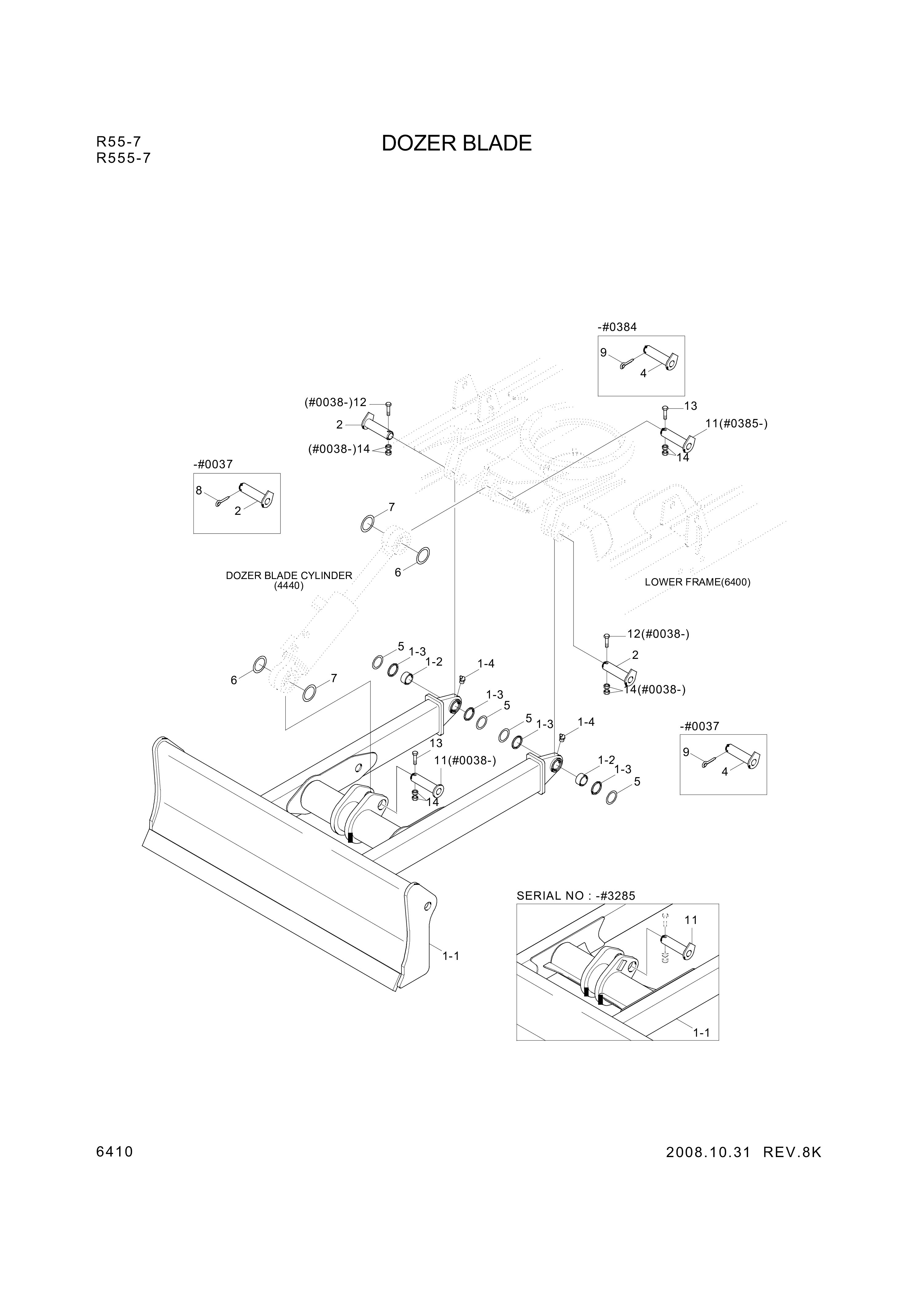 drawing for Hyundai Construction Equipment S461-800702 - PIN-SPLIT (figure 1)