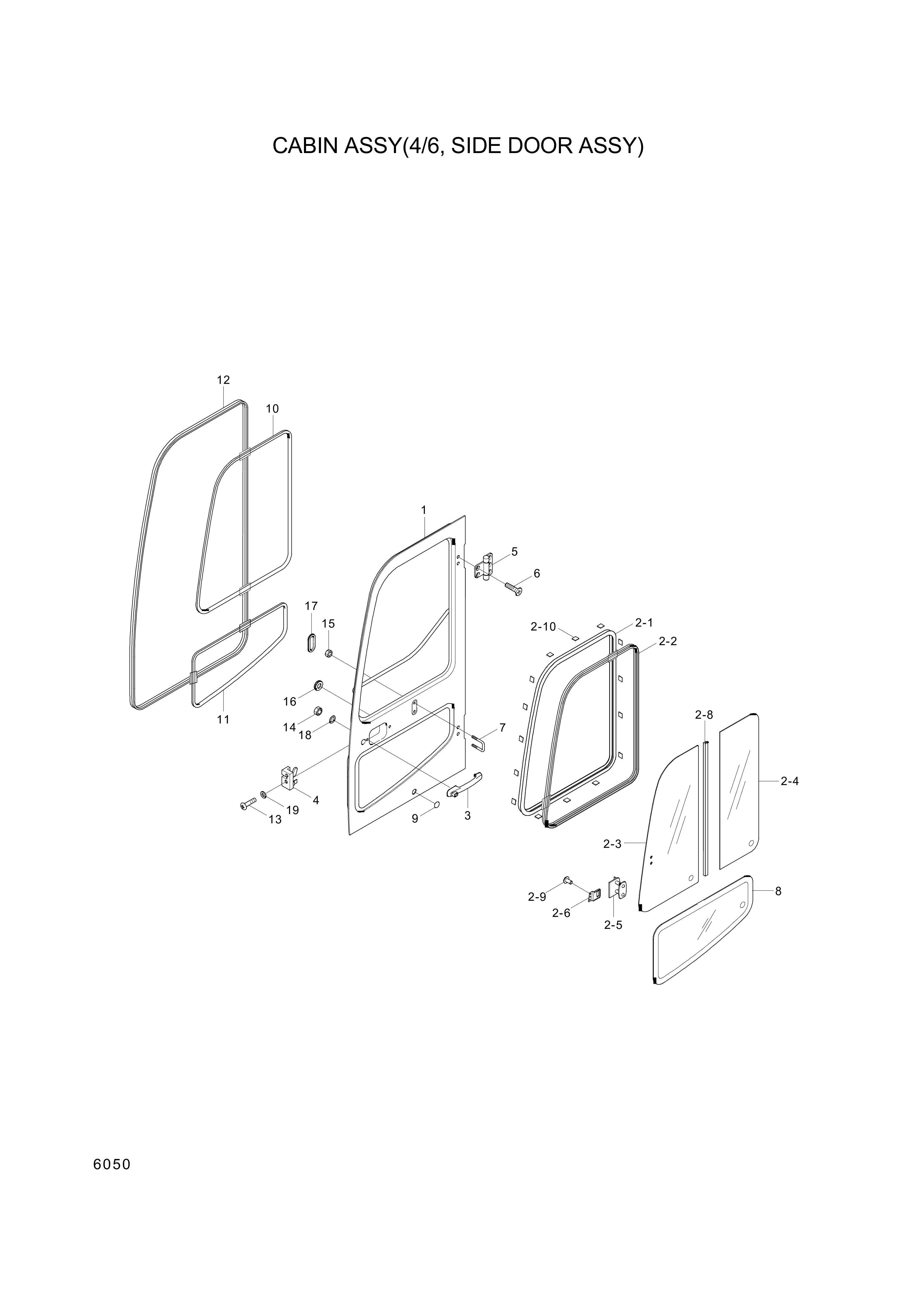 drawing for Hyundai Construction Equipment S141-080302 - BOLT-FLAT (figure 2)