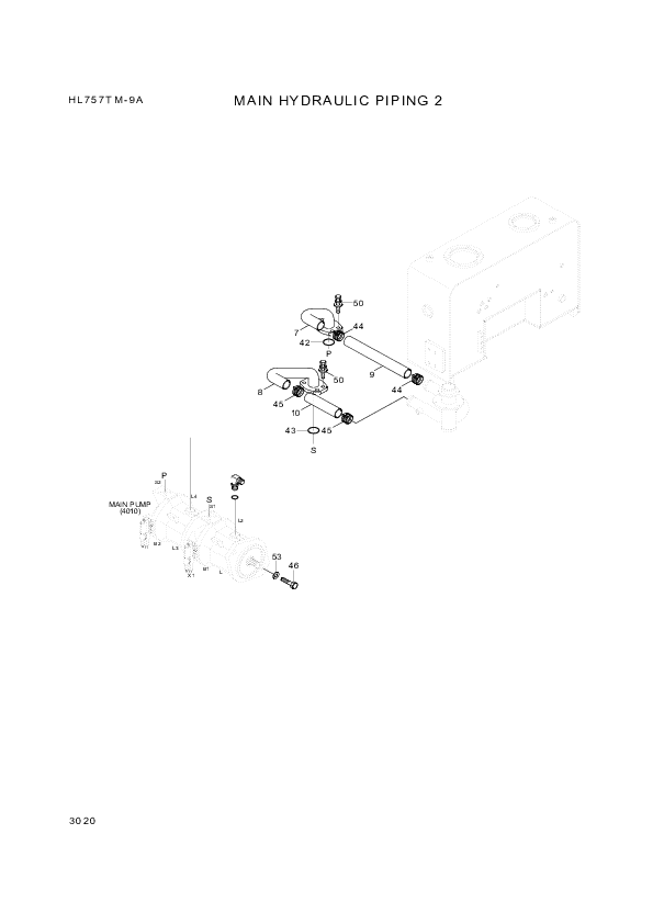 drawing for Hyundai Construction Equipment P930-066015 - HOSE ASSY-ORFS&THD (figure 4)