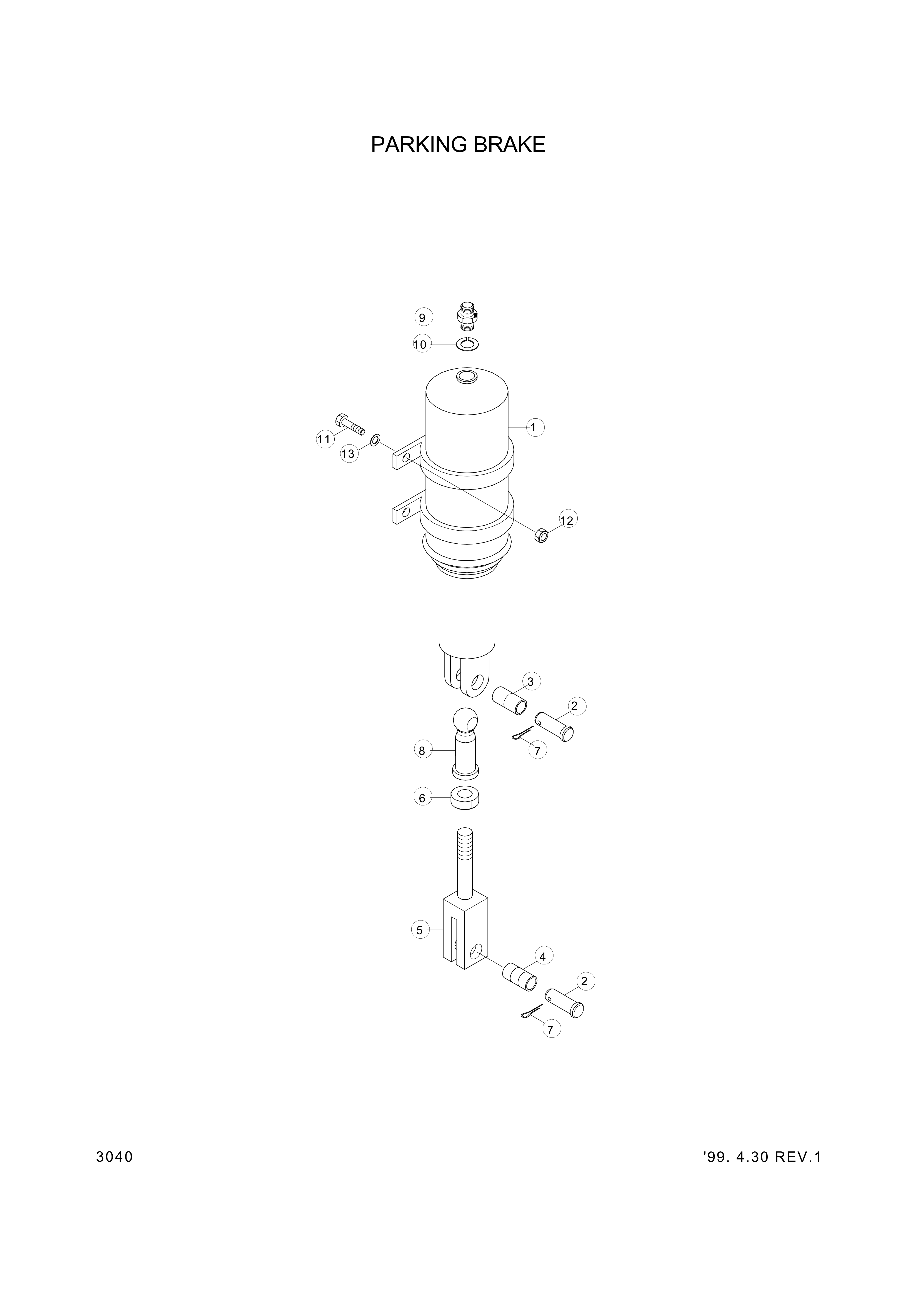 drawing for Hyundai Construction Equipment 81L3-0138 - BUSHING-DU (figure 4)