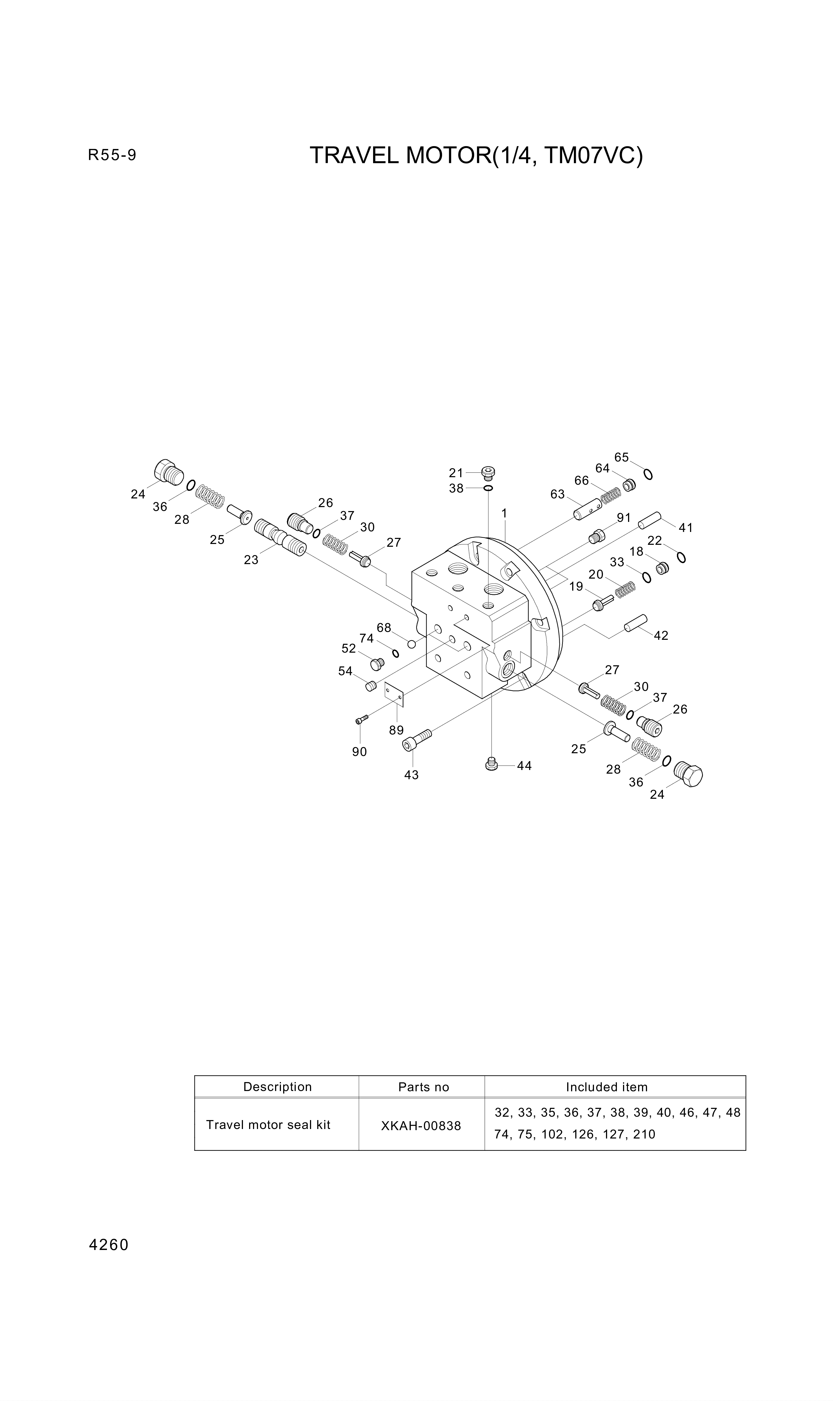 drawing for Hyundai Construction Equipment XKAH-00757 - PIN-PARALLEL (figure 3)