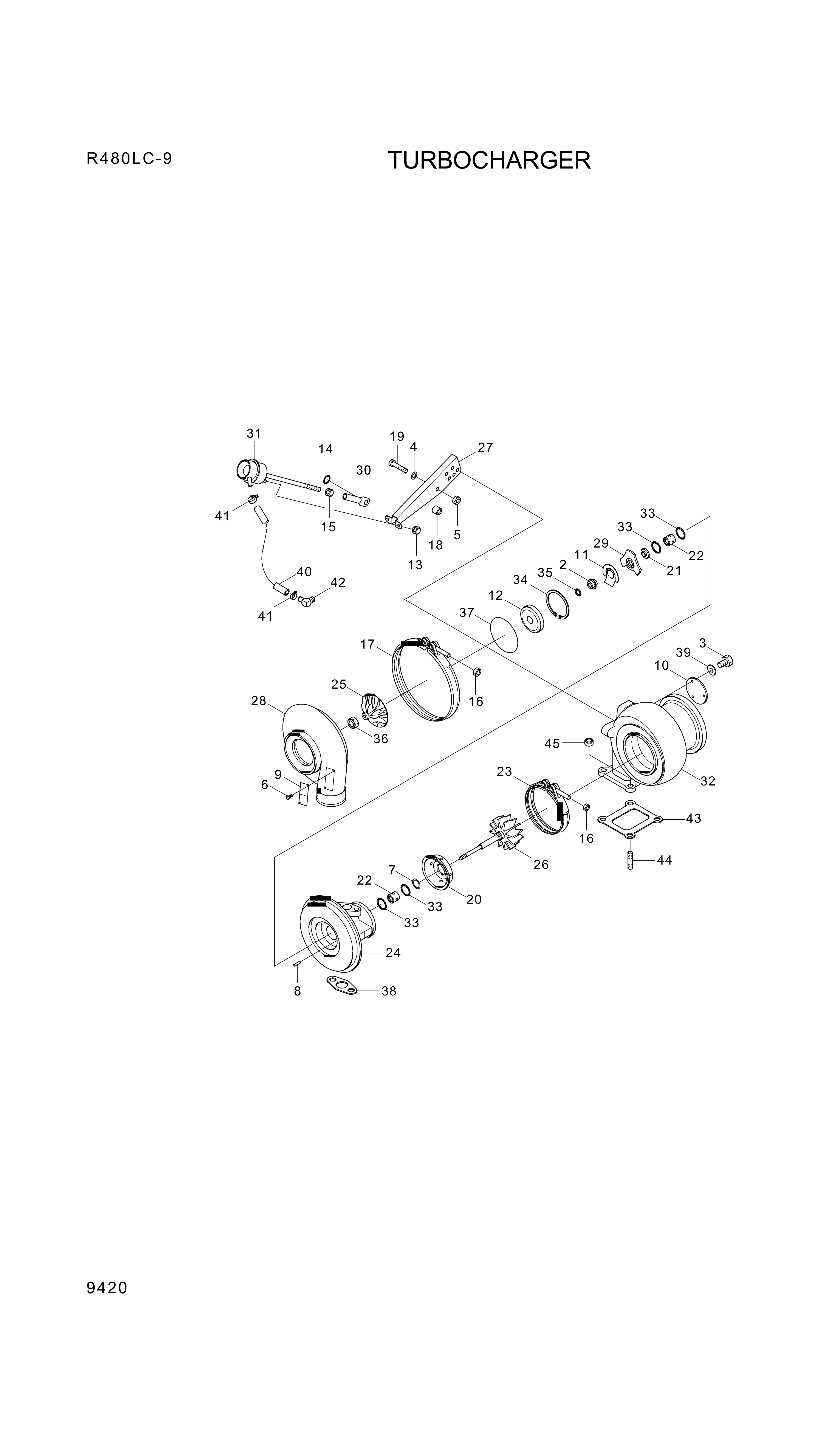 drawing for Hyundai Construction Equipment 3534292 - SCREW-HEX (figure 2)