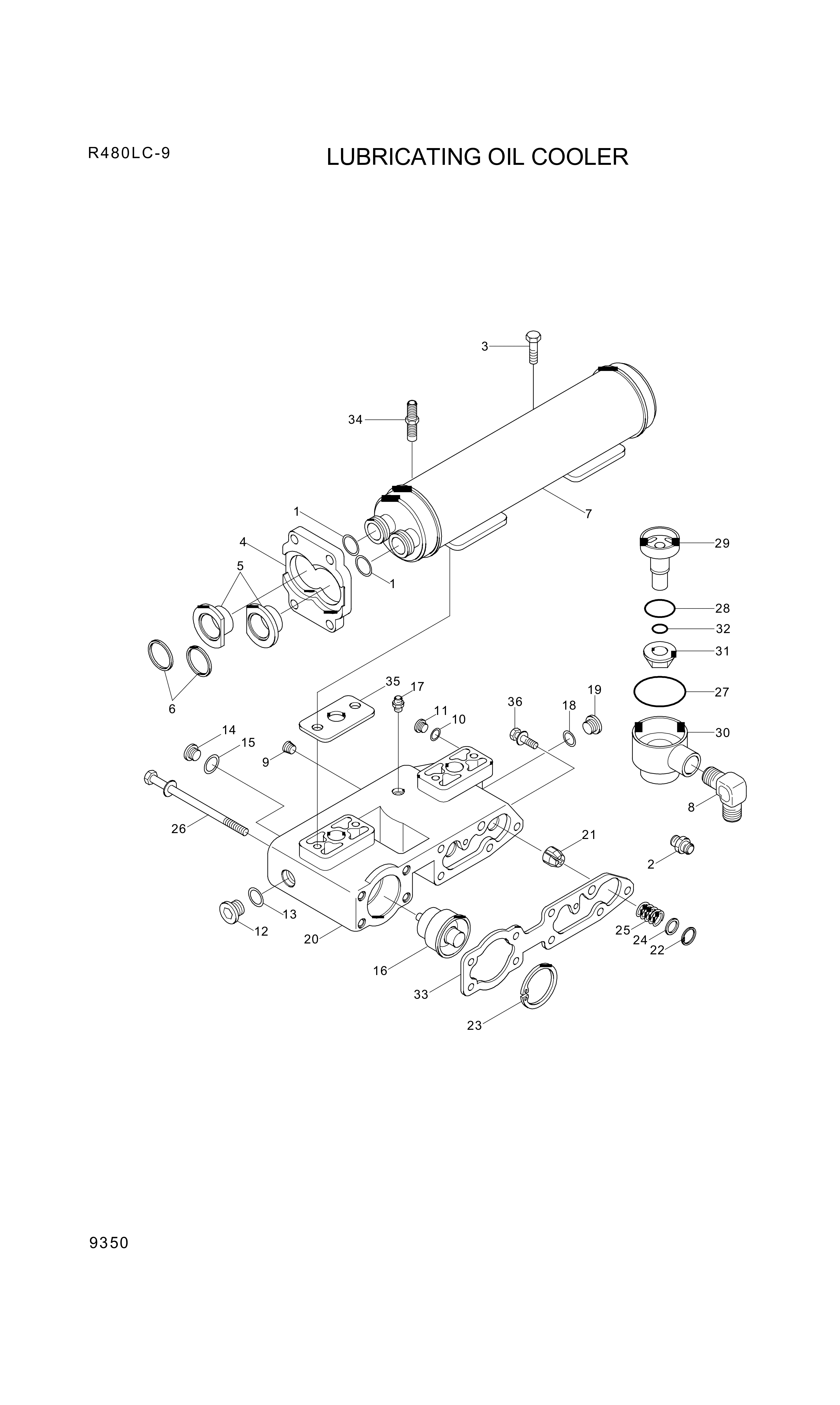 drawing for Hyundai Construction Equipment YUBP-05380 - O-RING (figure 4)