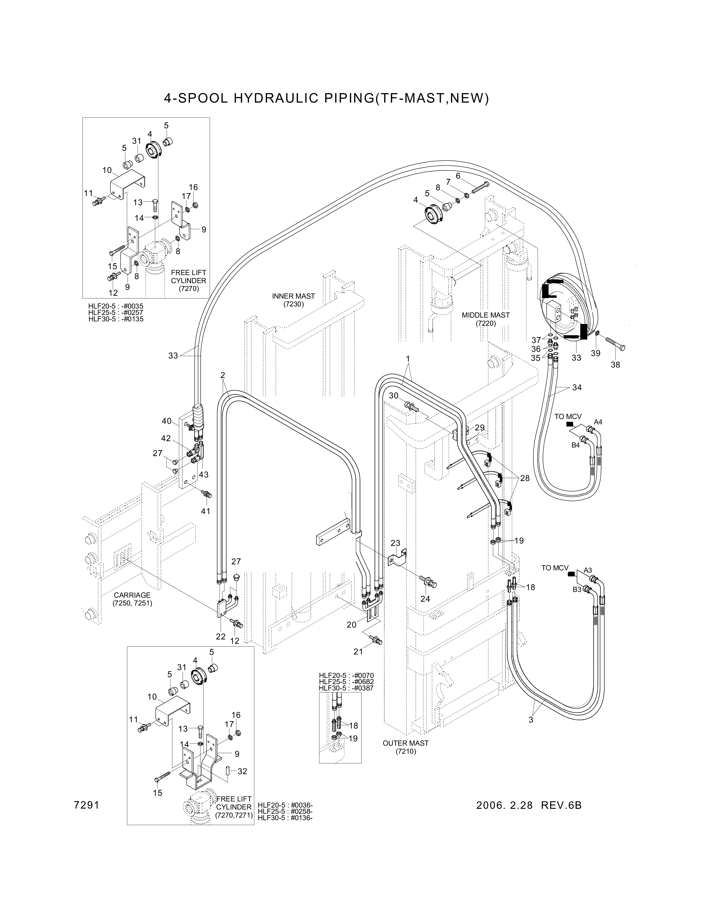 drawing for Hyundai Construction Equipment P930-064032 - HOSE ASSY-ORFS&THD (figure 3)