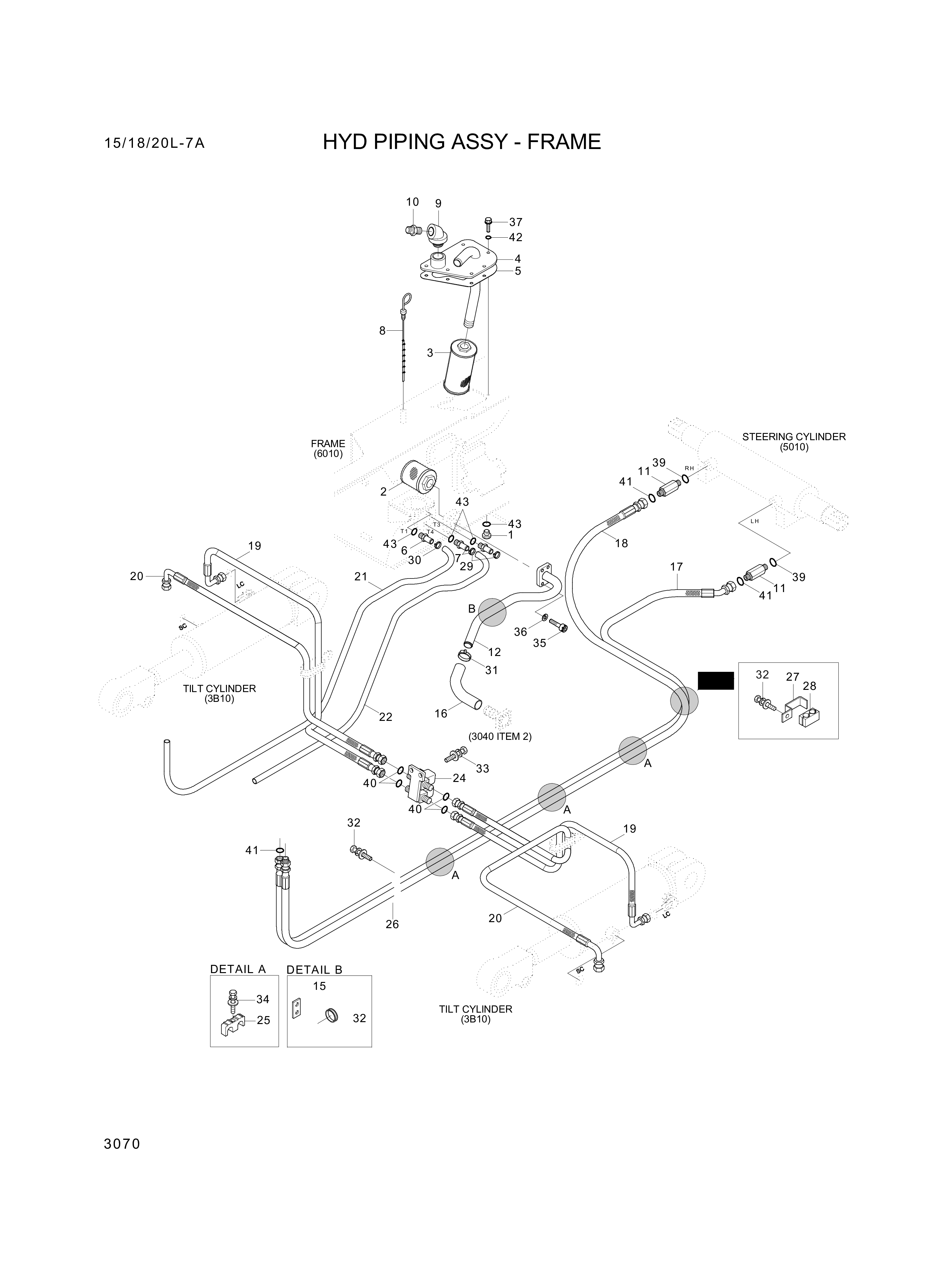 drawing for Hyundai Construction Equipment 35HH-20170 - HOSE-SUCTION (figure 1)