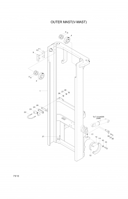 drawing for Hyundai Construction Equipment 000478 - NIPPLE-GREASE (figure 1)