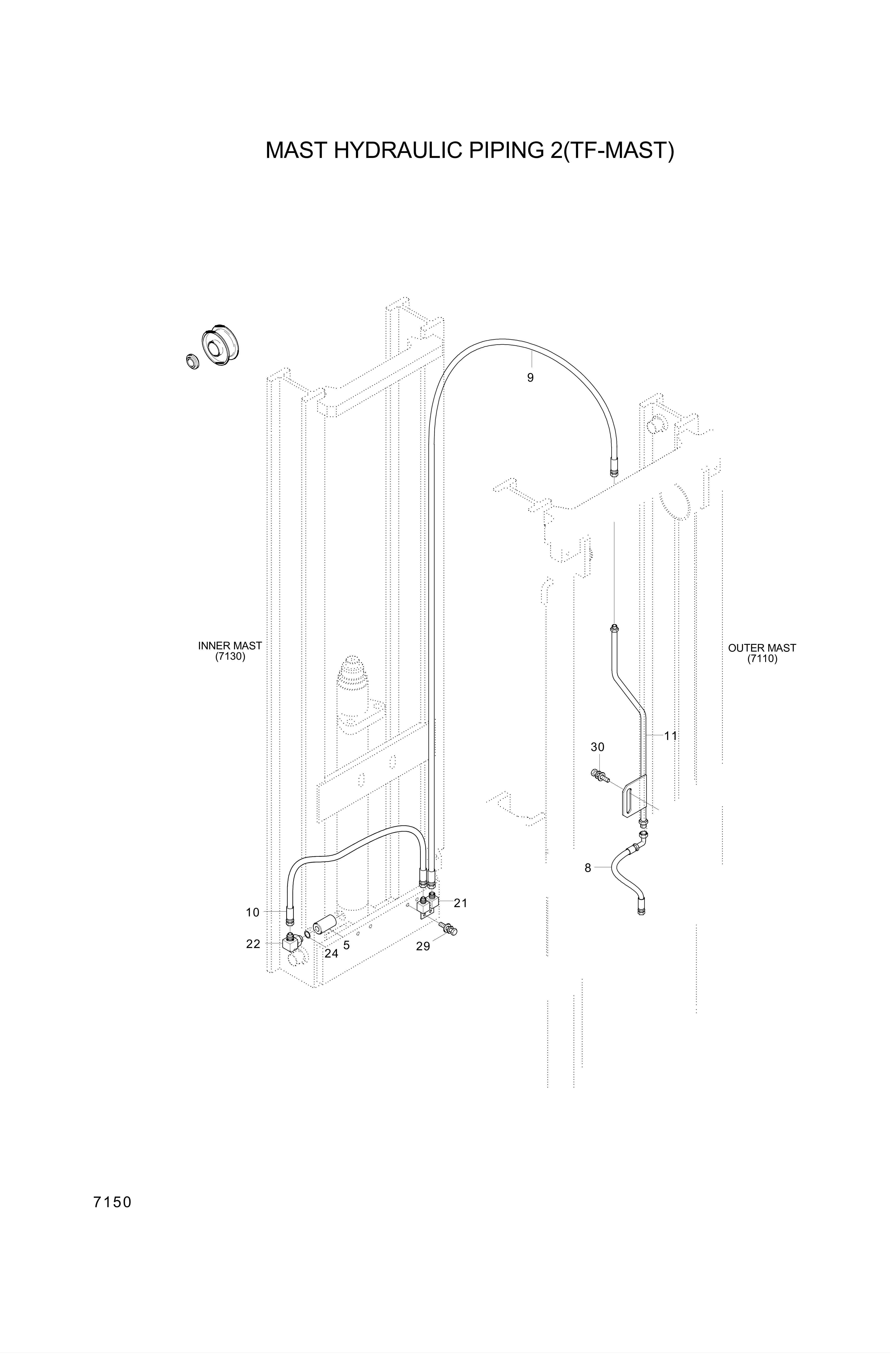 drawing for Hyundai Construction Equipment S441-120001 - WASHER-HARDEN (figure 3)