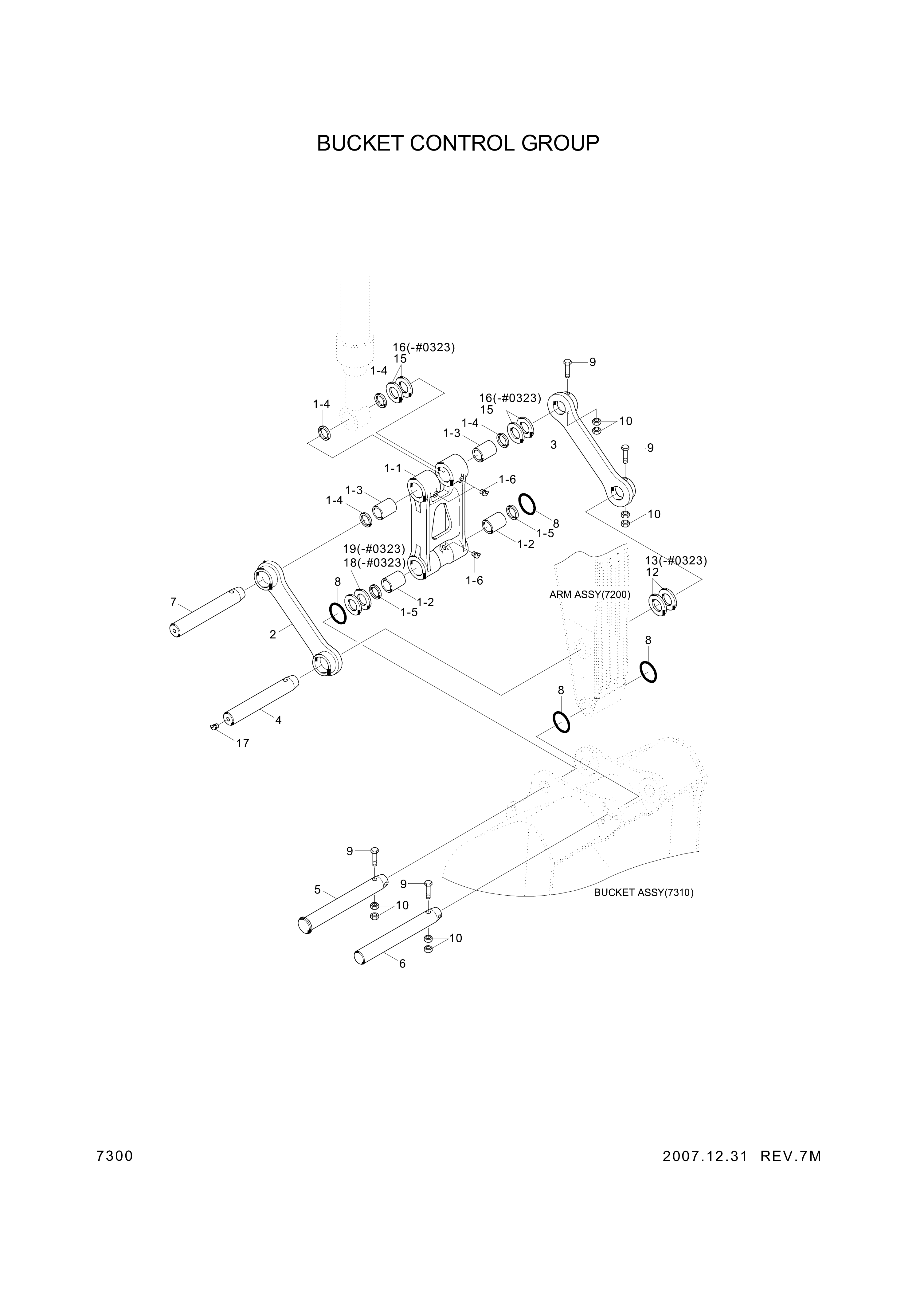 drawing for Hyundai Construction Equipment 61N6-11101-AS - PIN-JOINT (figure 3)