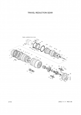 drawing for Hyundai Construction Equipment 000-962-42-00 - SEAL (figure 1)
