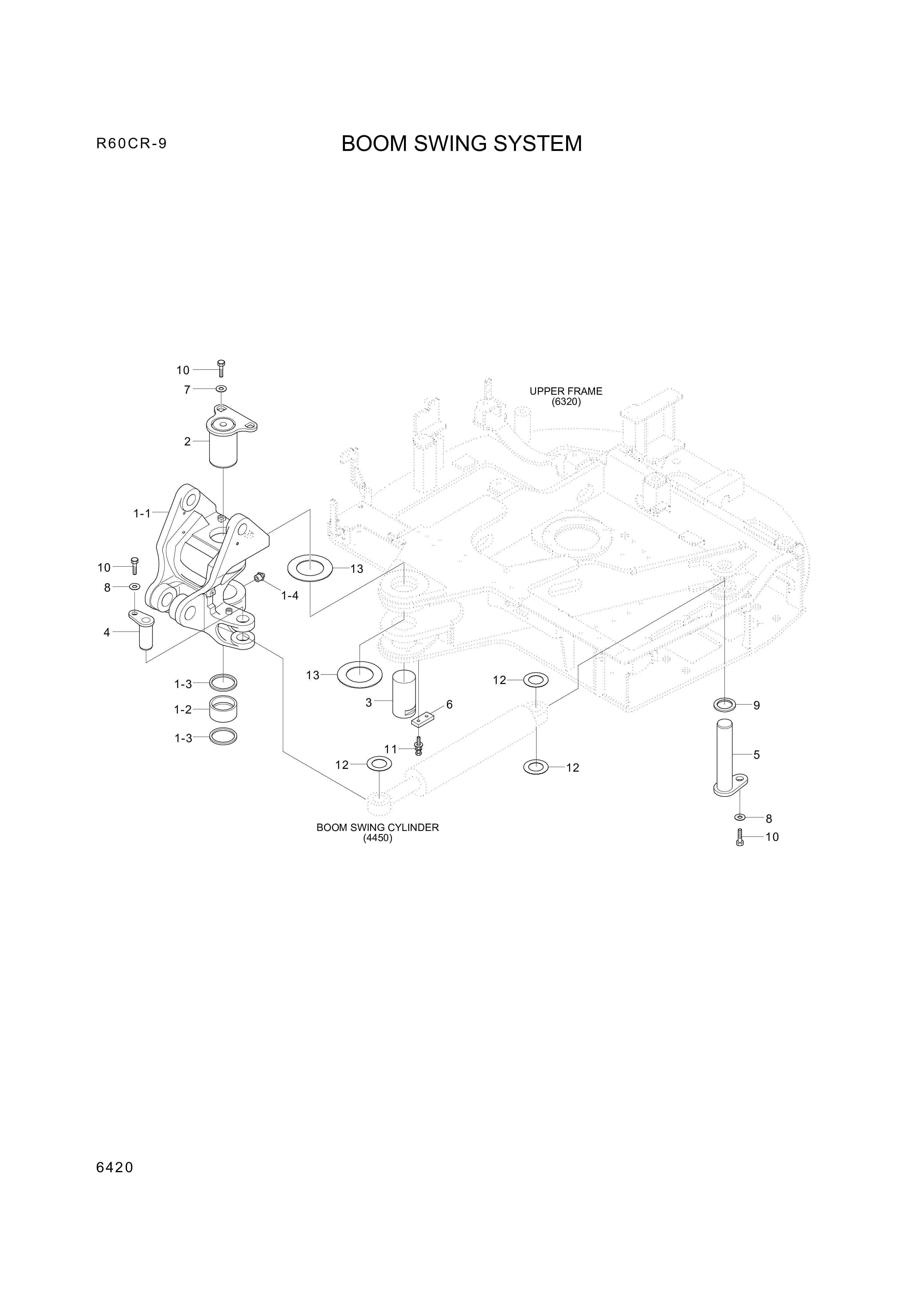 drawing for Hyundai Construction Equipment 61M8-01711G9 - PIN-JOINT (figure 2)
