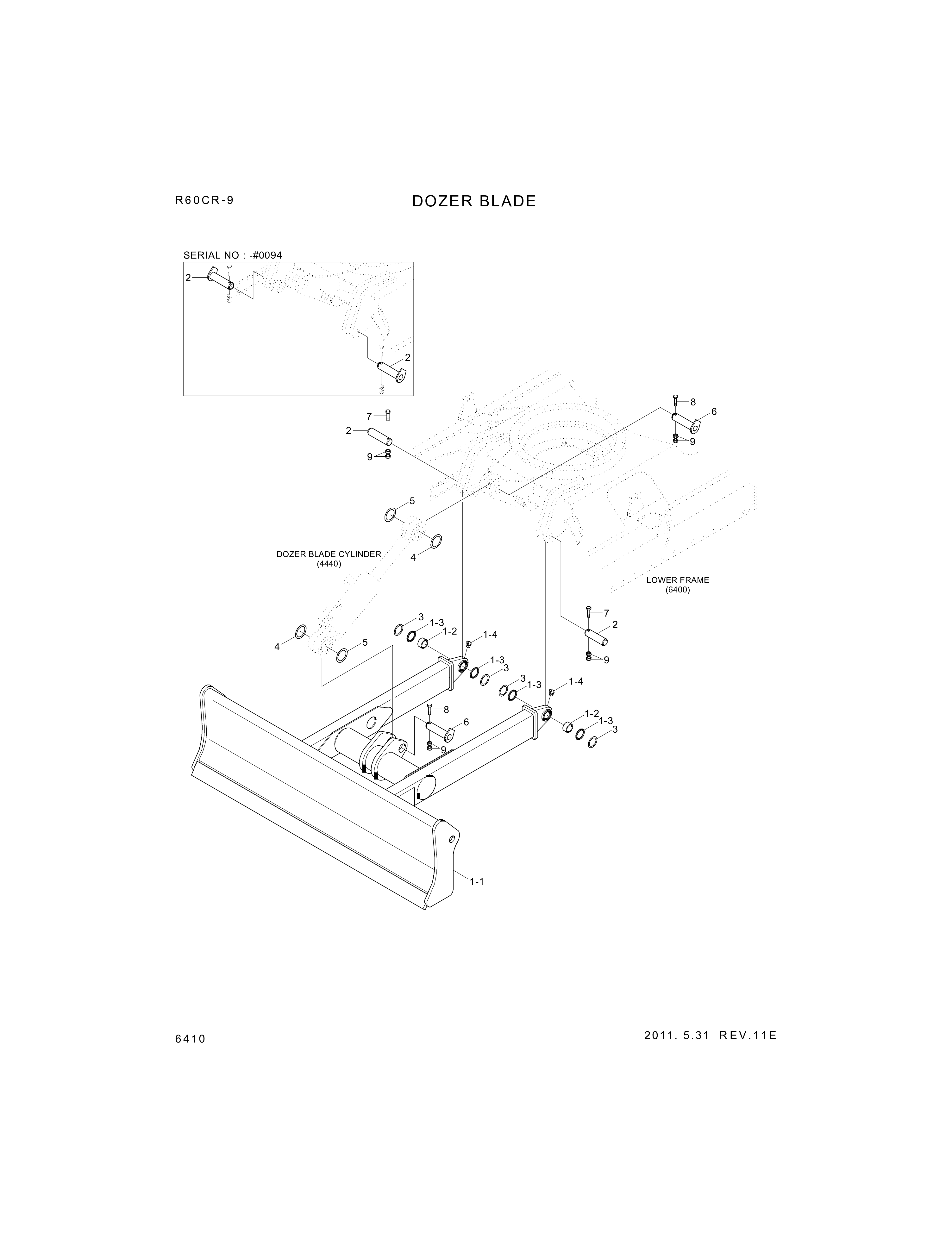 drawing for Hyundai Construction Equipment 61M8-51710 - PIN-JOINT (figure 4)