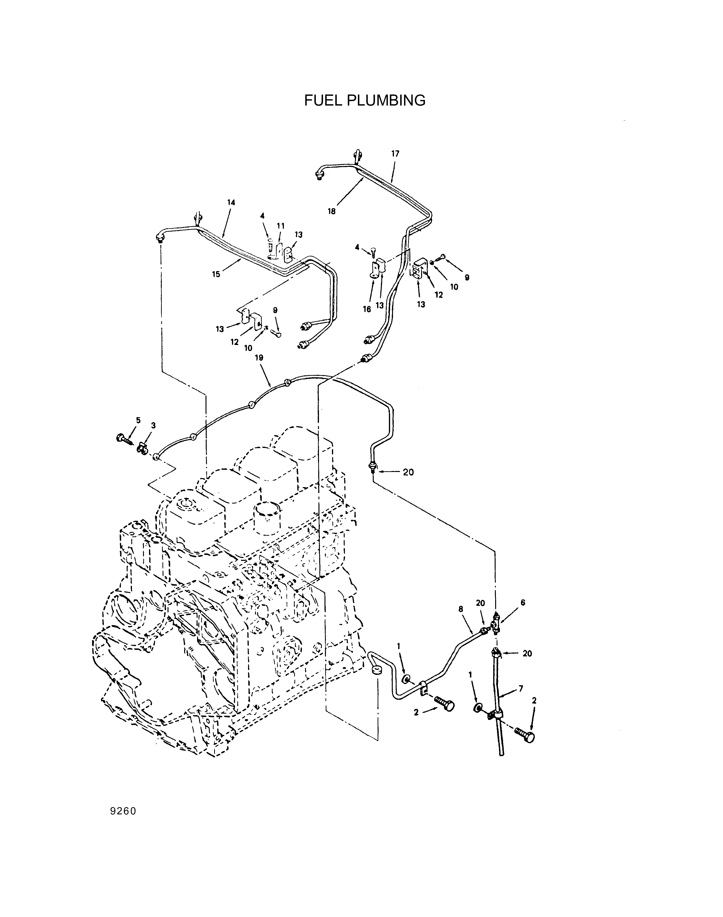drawing for Hyundai Construction Equipment YUBP-07192 - PIPE-DRAIN (figure 2)