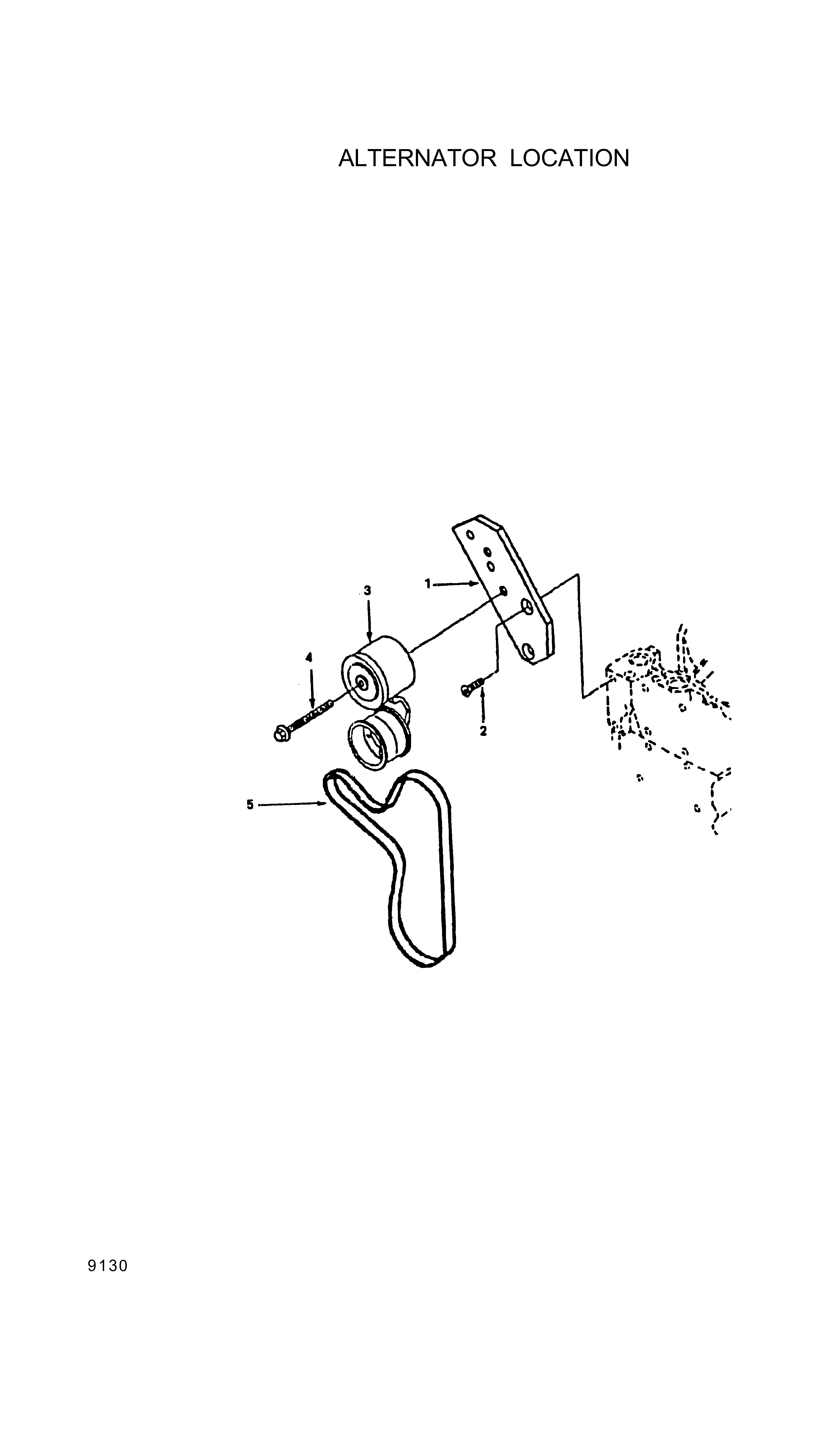 drawing for Hyundai Construction Equipment YUBP-05153 - BELT-FAN (figure 2)