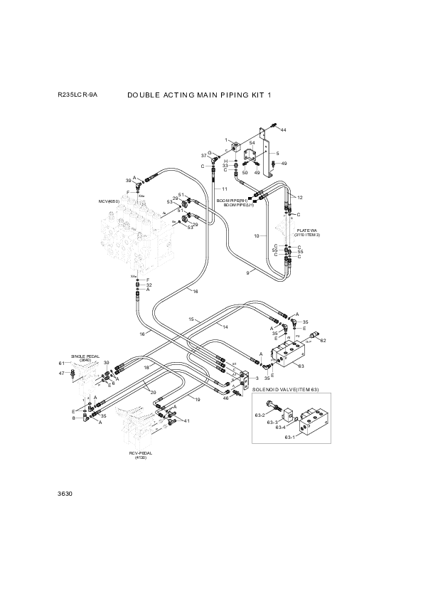 drawing for Hyundai Construction Equipment 34Q6-90461 - BRACKET (figure 2)