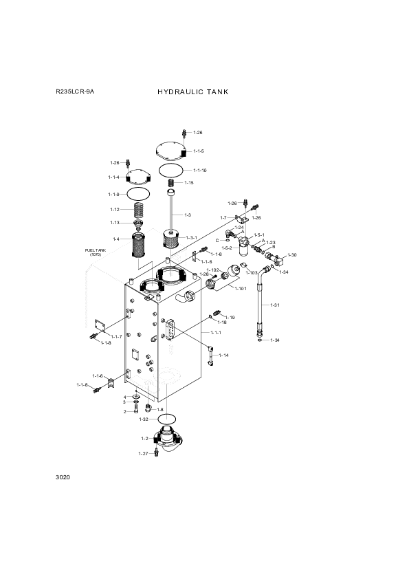 drawing for Hyundai Construction Equipment P930-162011 - HOSE ASSY-ORFS&THD (figure 2)