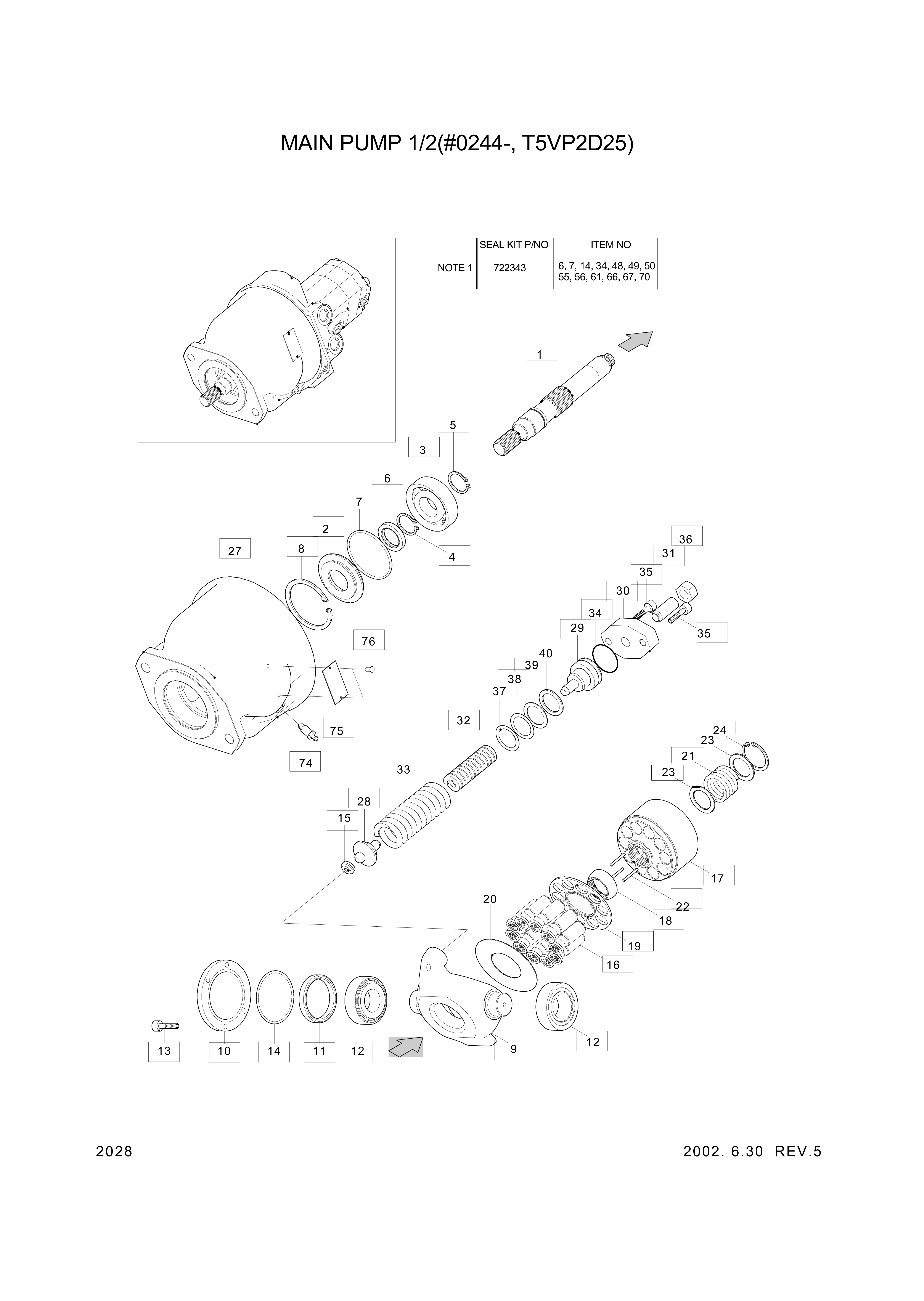 drawing for Hyundai Construction Equipment XKAH-00647 - O-RING (figure 4)