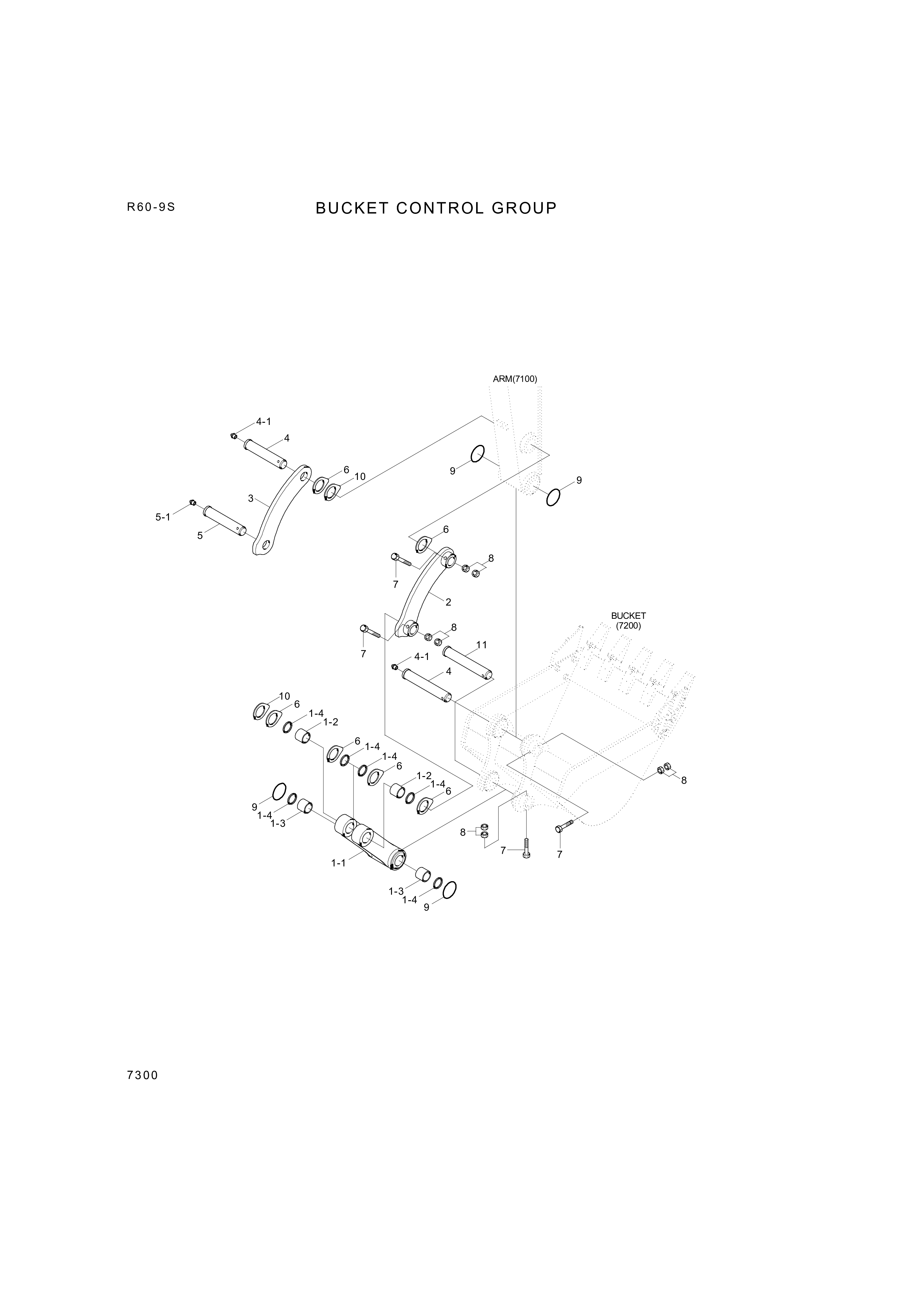 drawing for Hyundai Construction Equipment 61M9-53210 - PIN-JOINT (figure 3)