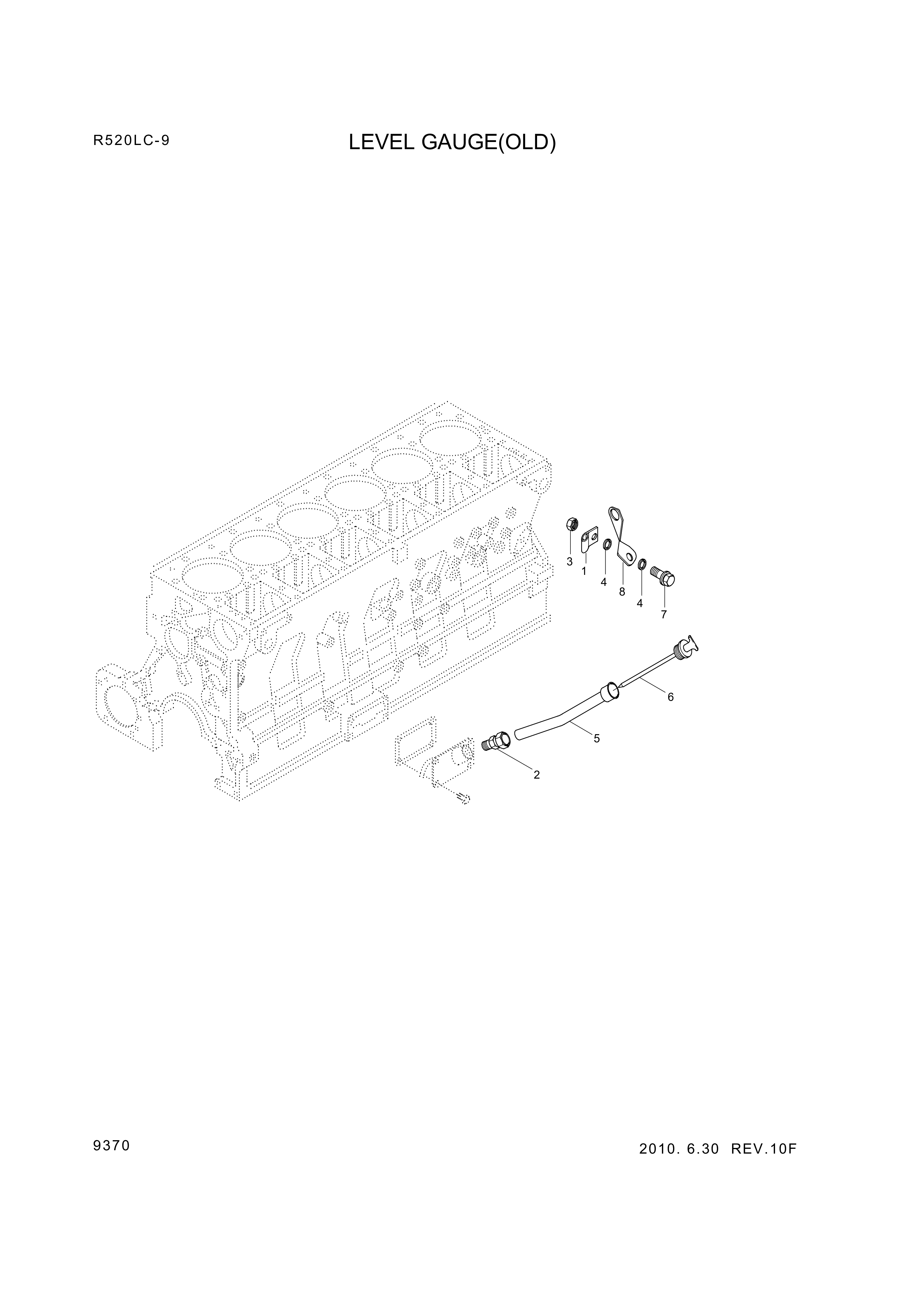 drawing for Hyundai Construction Equipment YUBP-04996 - PIPE-OIL (figure 5)