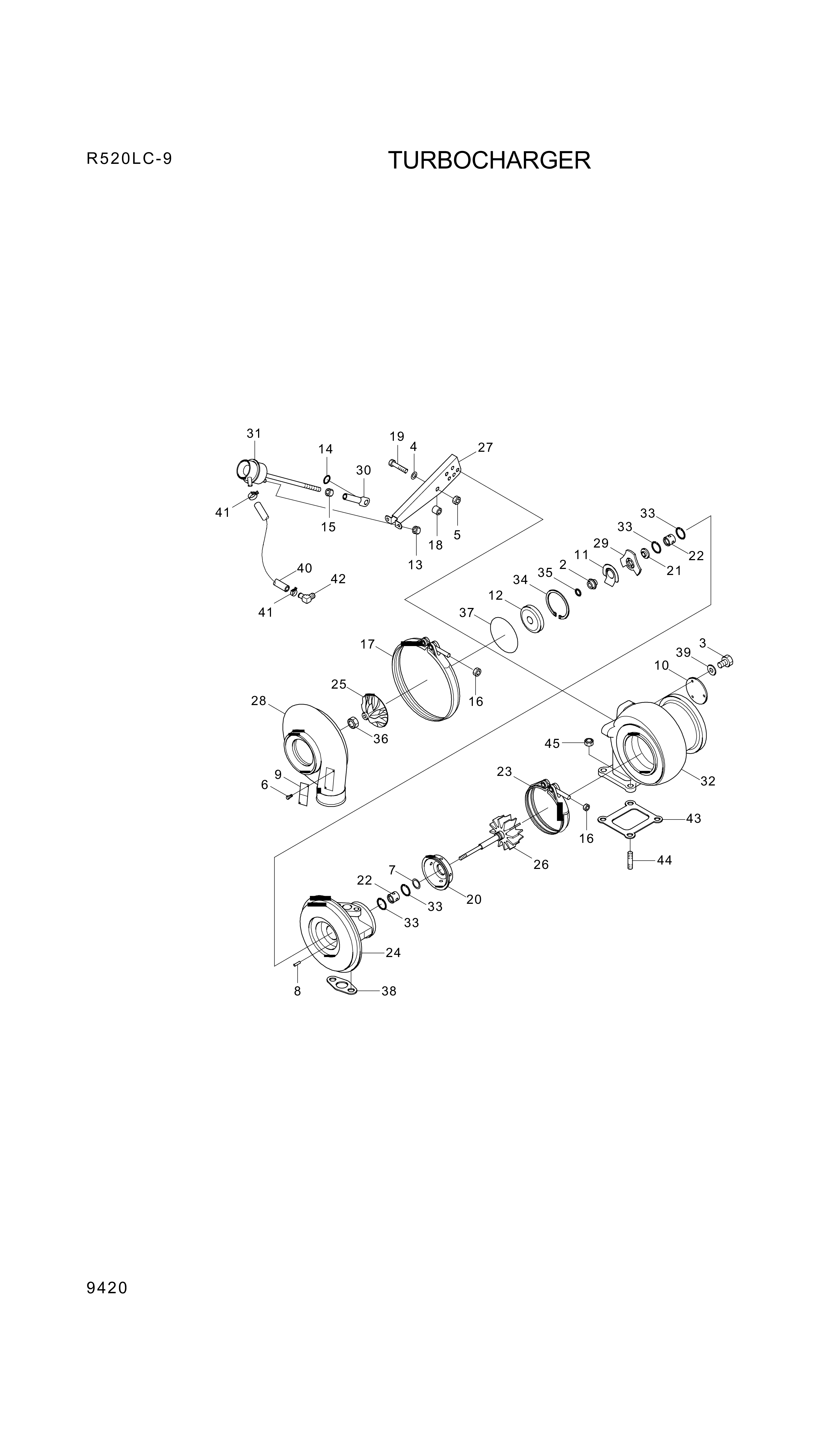 Technical drawing of Hyundai Construction Equipment 3591206 SPACER-MOUNTING with dimensions and layout (figure 3)