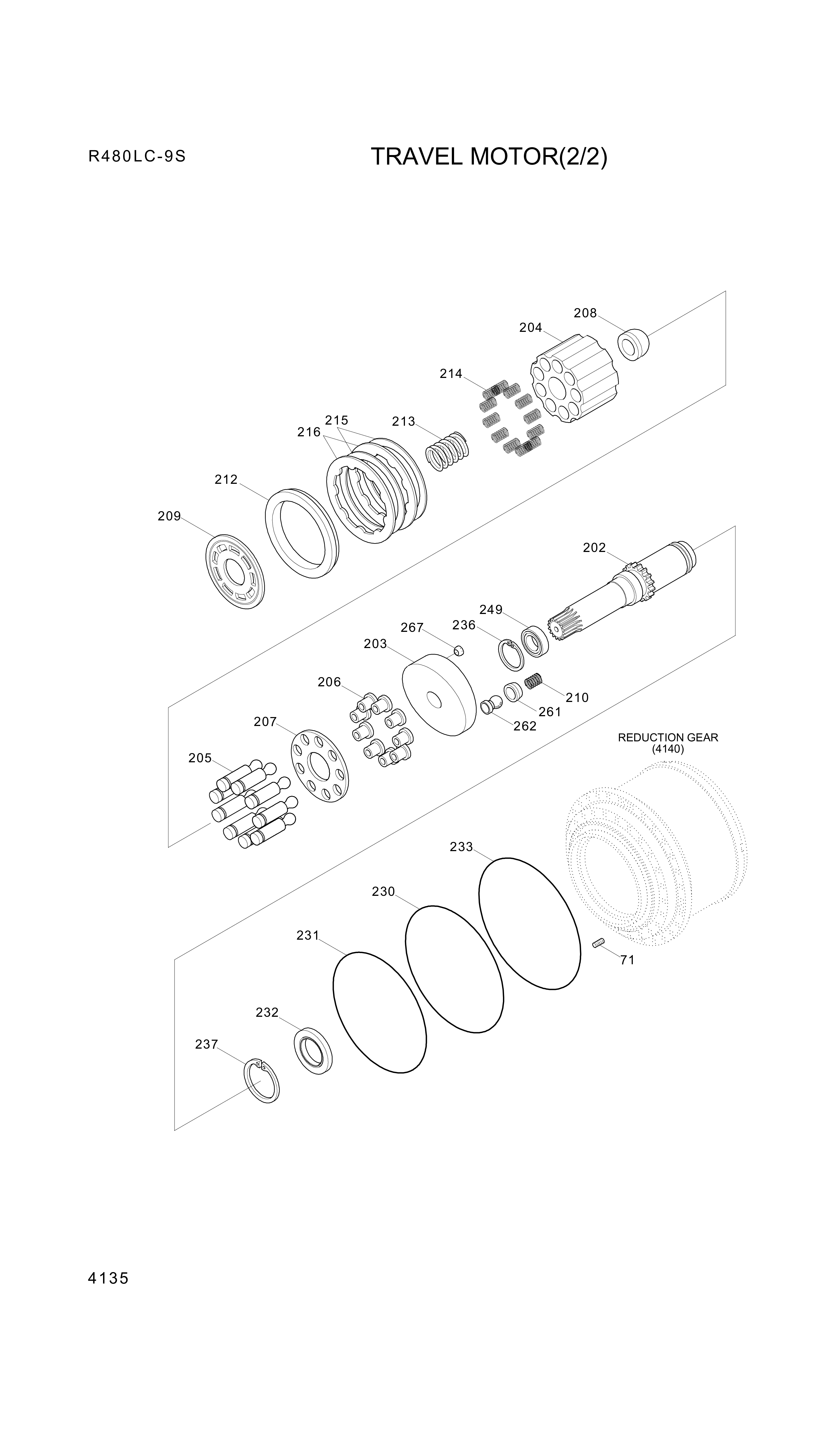 drawing for Hyundai Construction Equipment XKAH-01357 - PIVOT-SWASH (figure 2)