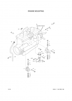 drawing for Hyundai Construction Equipment XCAV-00131 - WASHER-SPRING (figure 5)