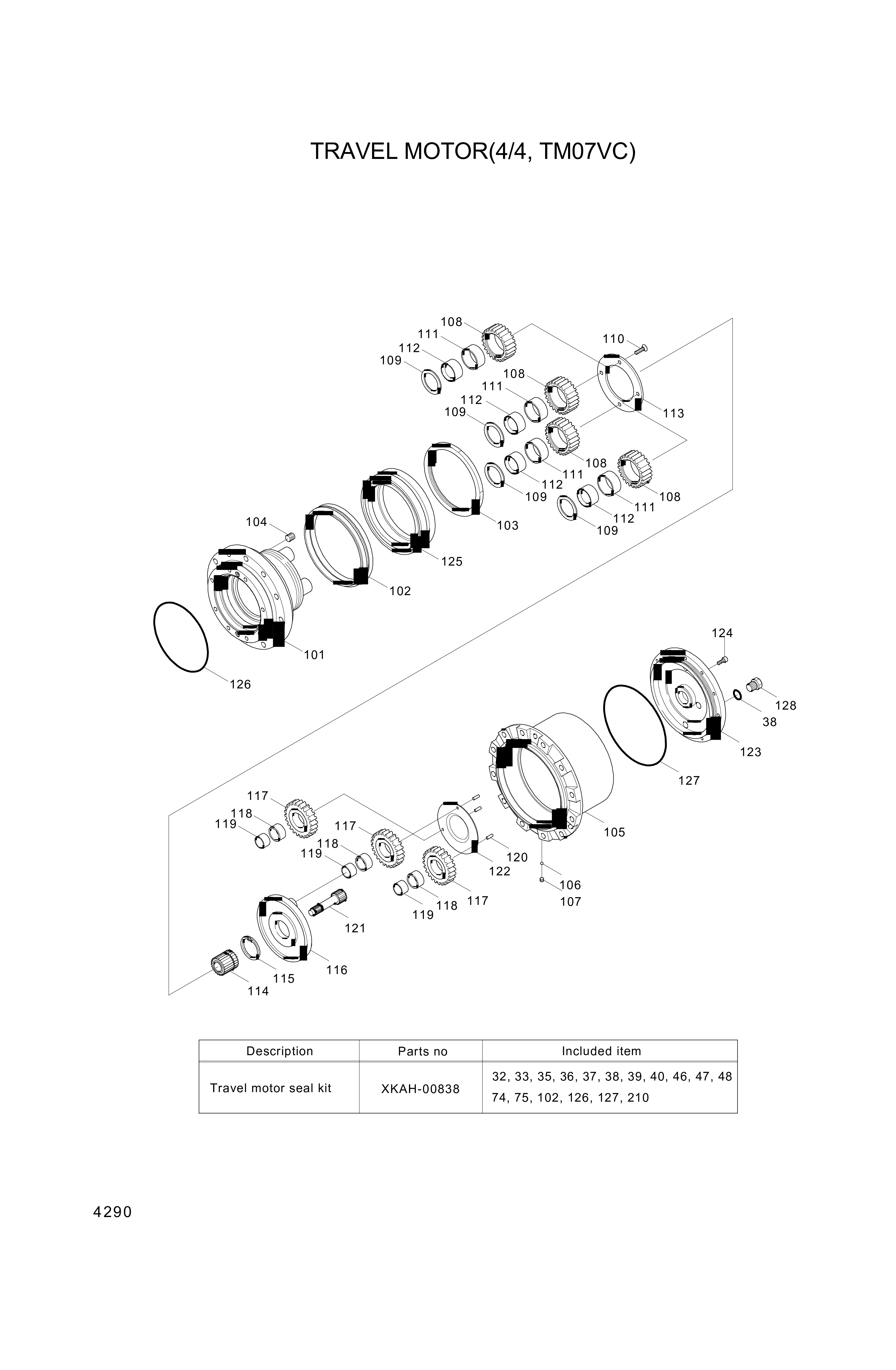 drawing for Hyundai Construction Equipment XKAH-00810 - PLATE-THRUST FR (figure 4)