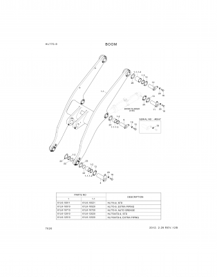 drawing for Hyundai Construction Equipment 61LB-10111 - BUSHING-PIN (figure 1)