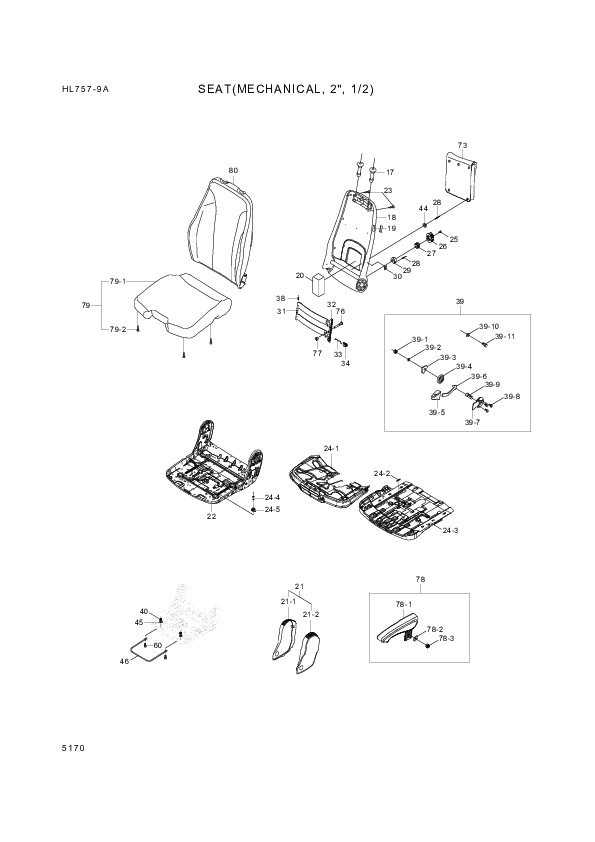 drawing for Hyundai Construction Equipment 122949 - Screw-Cylindric Head (figure 5)